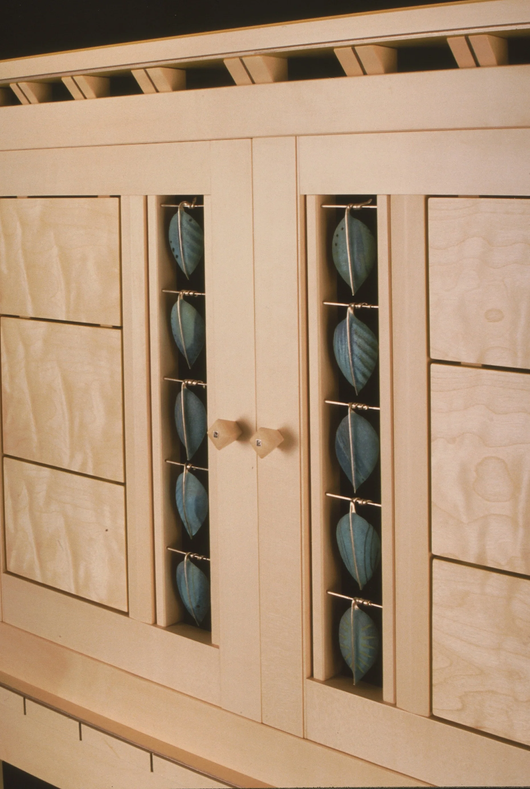 Silver Leaf Cabinet II (detail)