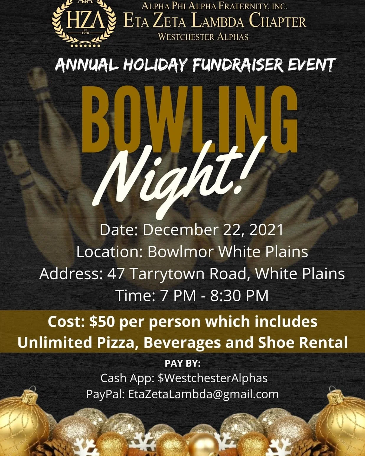 Bowling Night Fundraiser