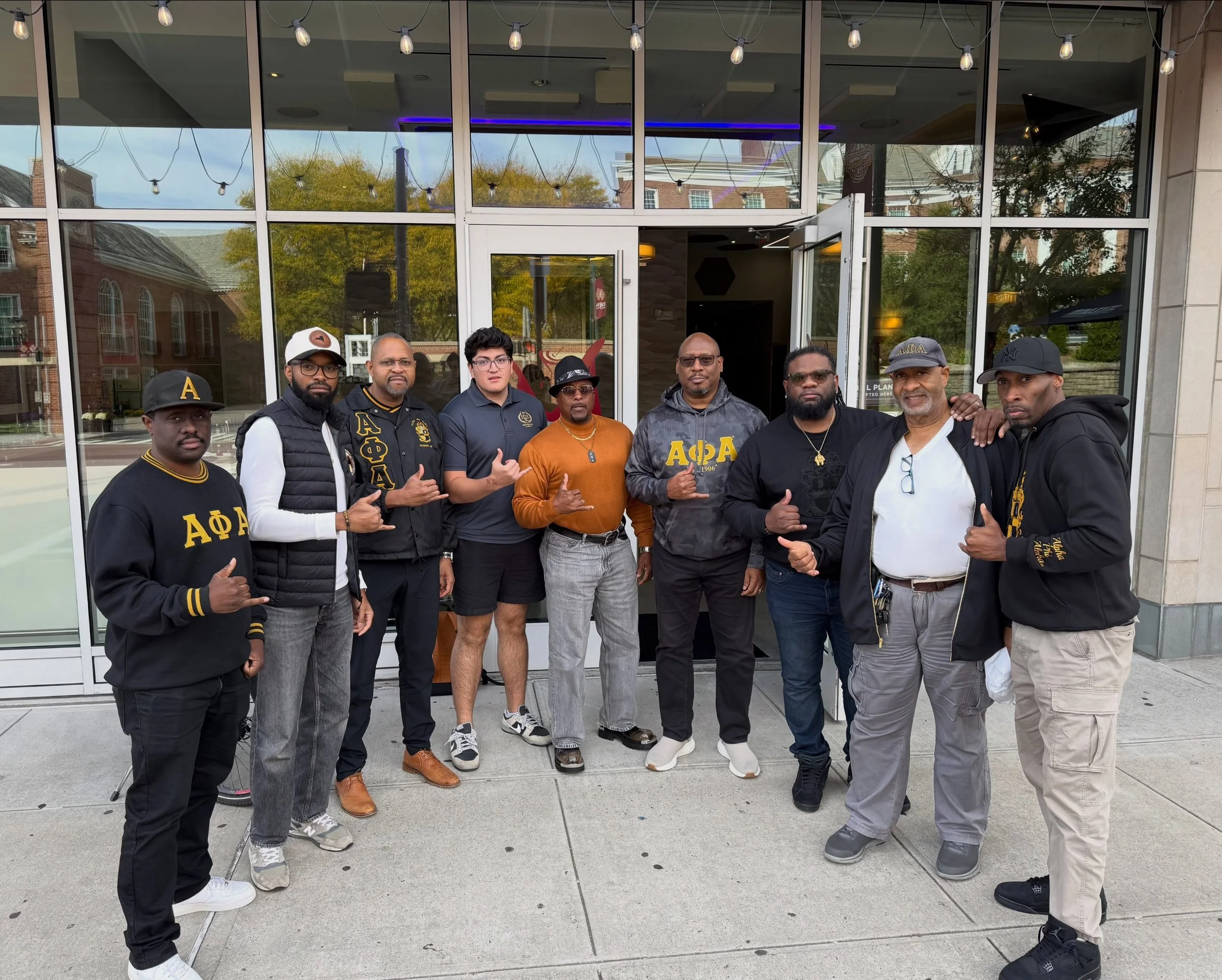 After chapter meeting, it&rsquo;s always Brunch with the Bros! Westchester Alphas wrapped up business and walked to @themirageny for good eats and brotherhood.

Eta Zeta Lambda chapter meetings are the second Saturday of every month, but our next one