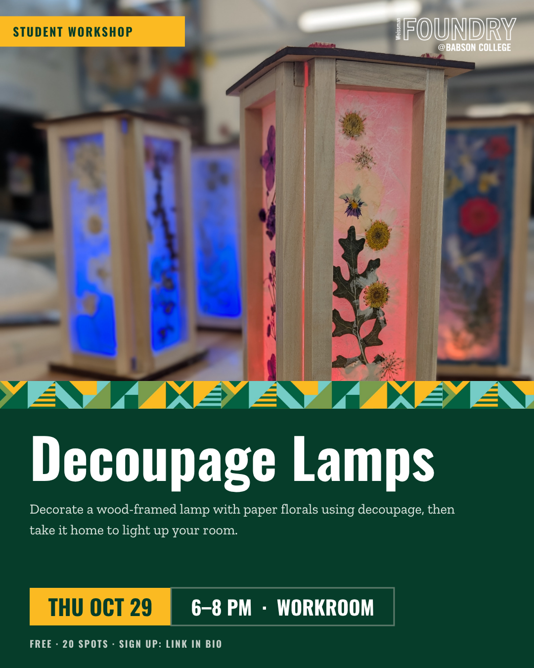 Decoupage Lamps: Create a Wooden Lamp!