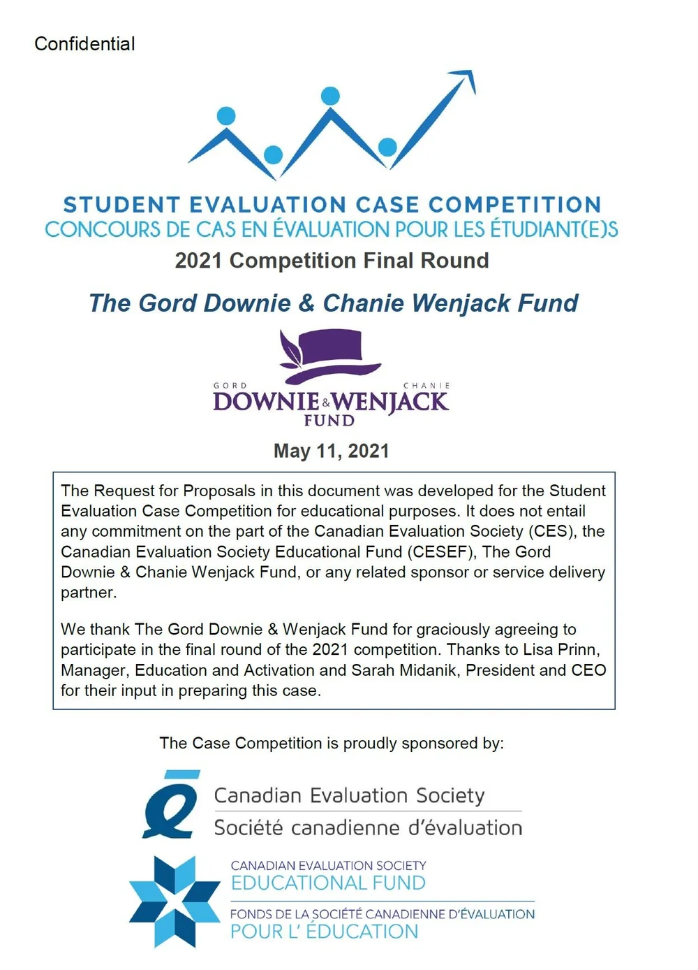 2021 Case Summary — Student Evaluation Case Competition