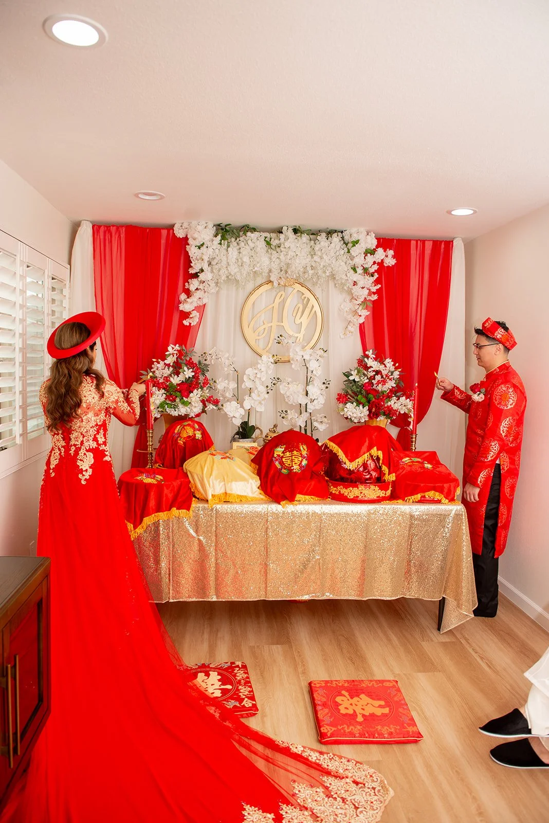 Vietnamese Wedding Tea Ceremony in Cerritos | Jasmine &amp; Kevin