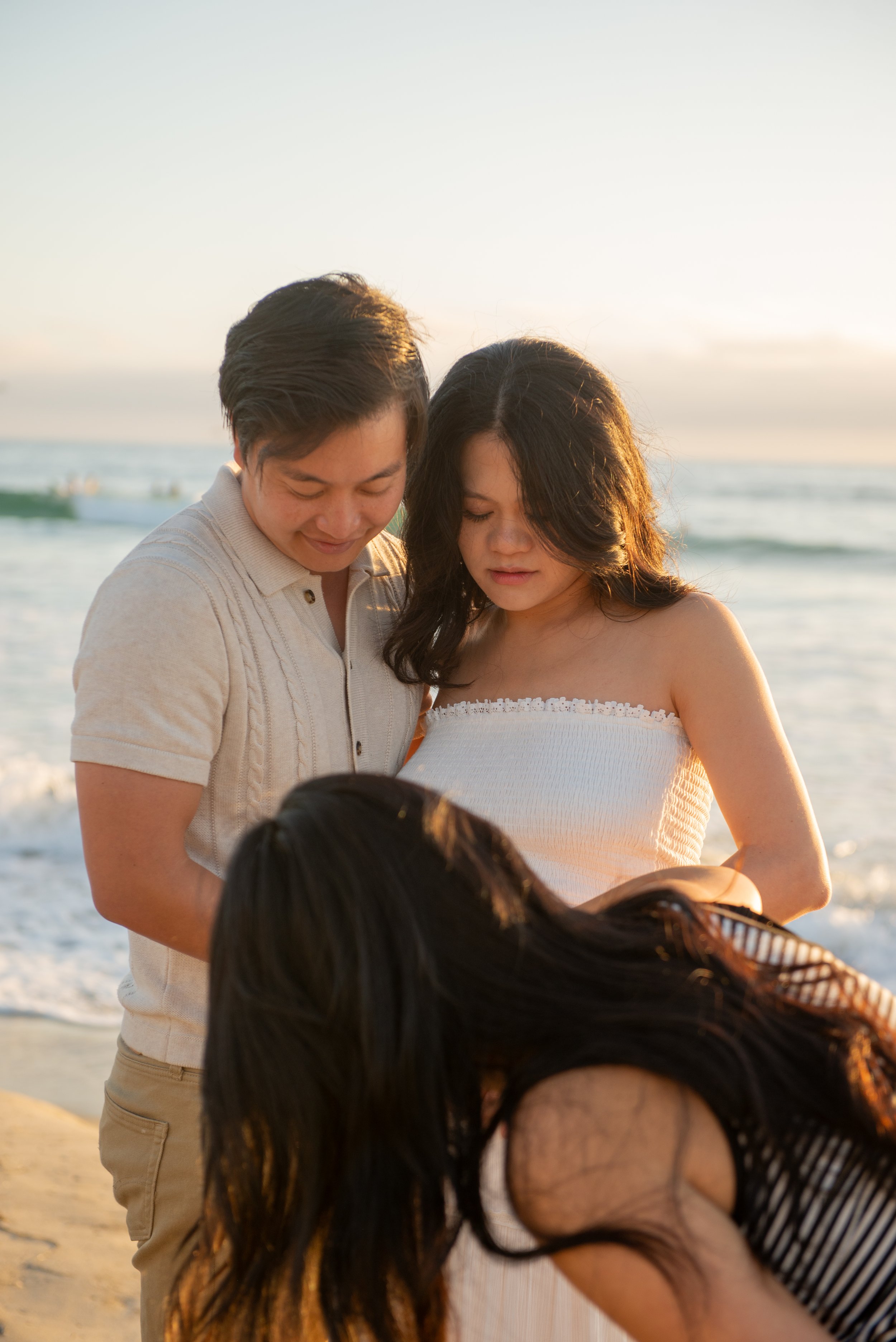 Becca and Daniel Del Mar Beach Maternity Session-170.jpg