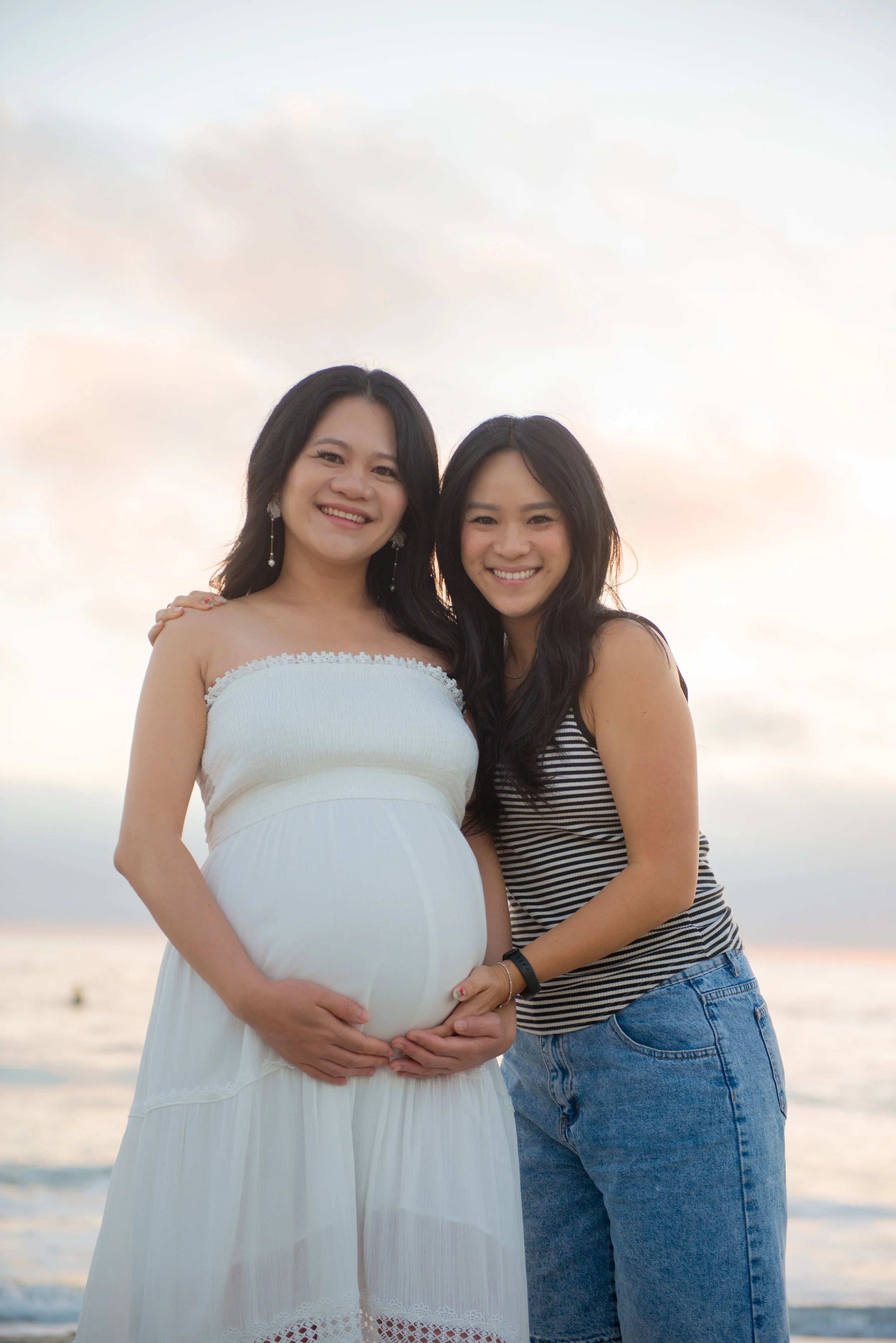 Becca and Daniel Del Mar Beach Maternity Session-247.jpg