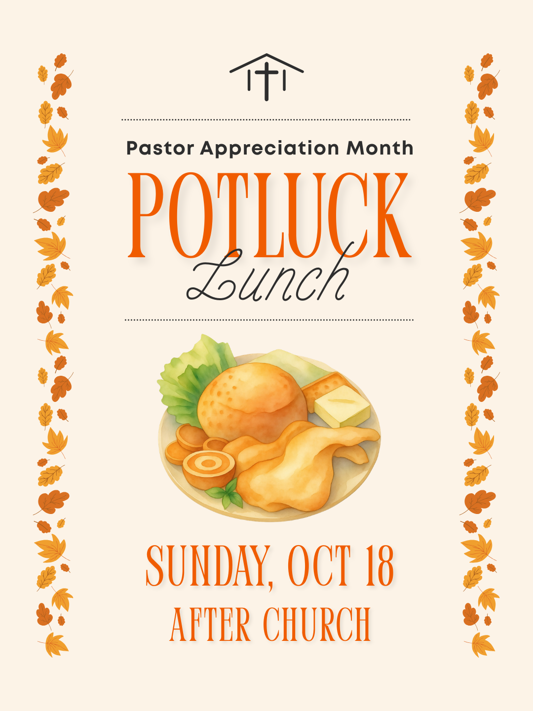 Pastor Appreciation Potluck Lunch