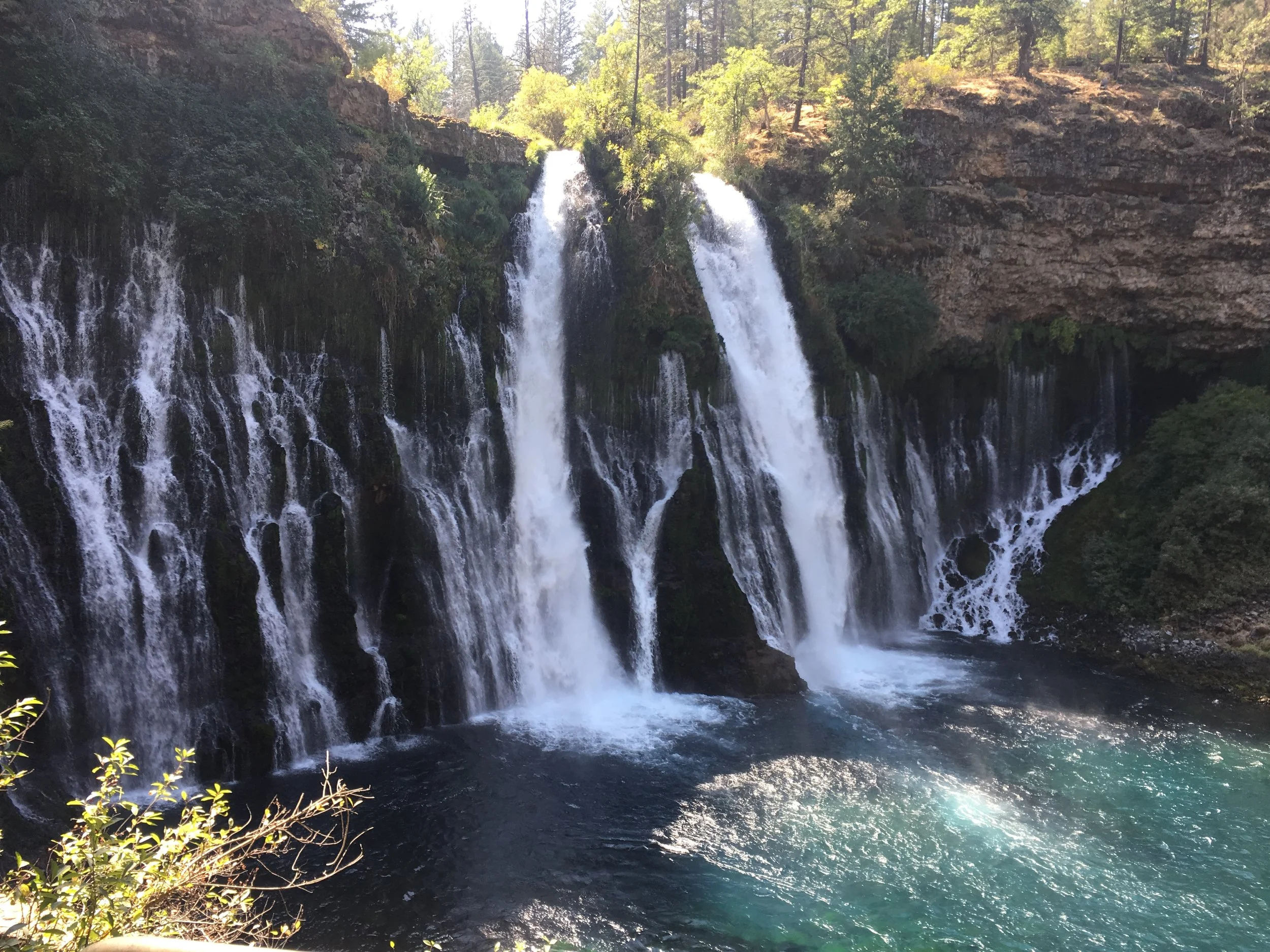 Burney Falls has been open to photos like this in the past but lately has been demanding more and more of tourists, upset that they take a picture of the waterfall but never tip it afterward.