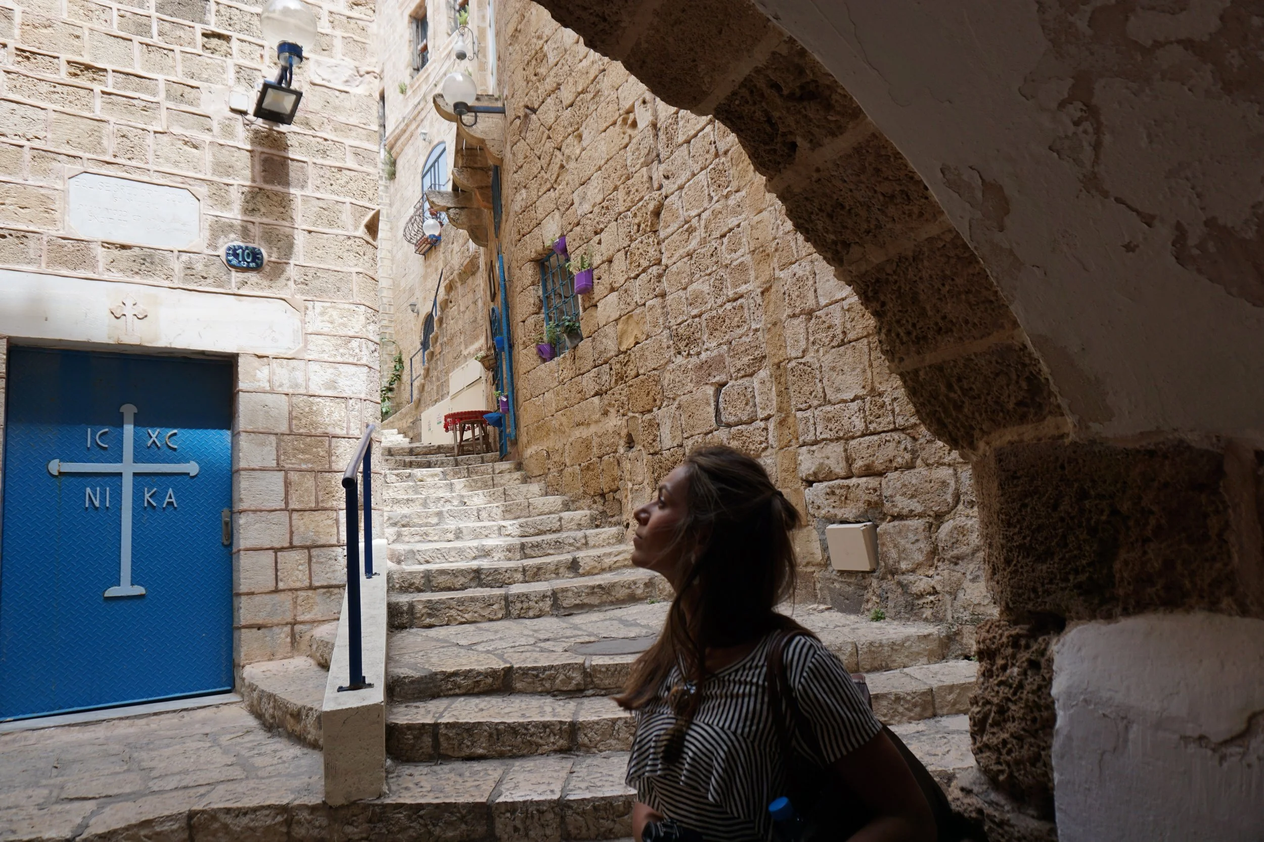 39. Me in the Jaffa Alley.JPG