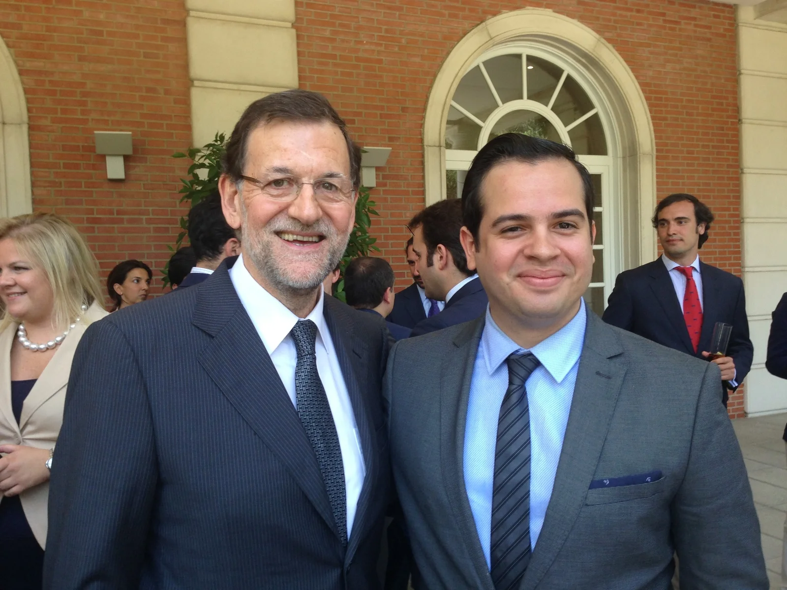 Mariano Rajoy, Prime Minister of Spain (2013) and Rui Delgado.-