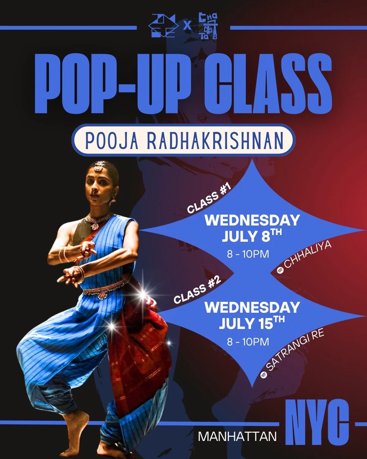 Pooja Radhakrishnan Pop-Up Class