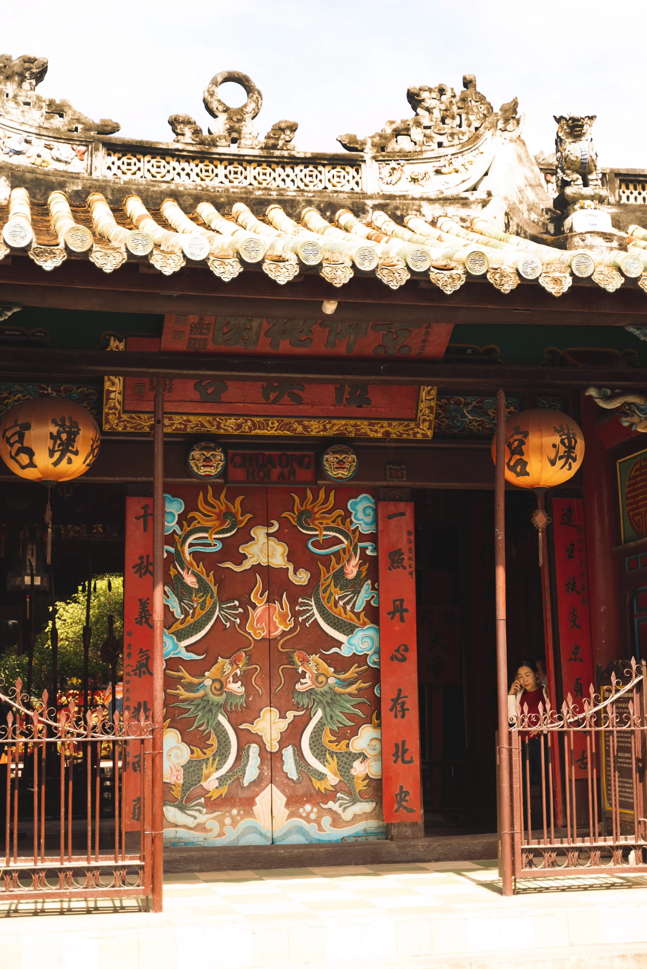 temple in hoi an ancient town