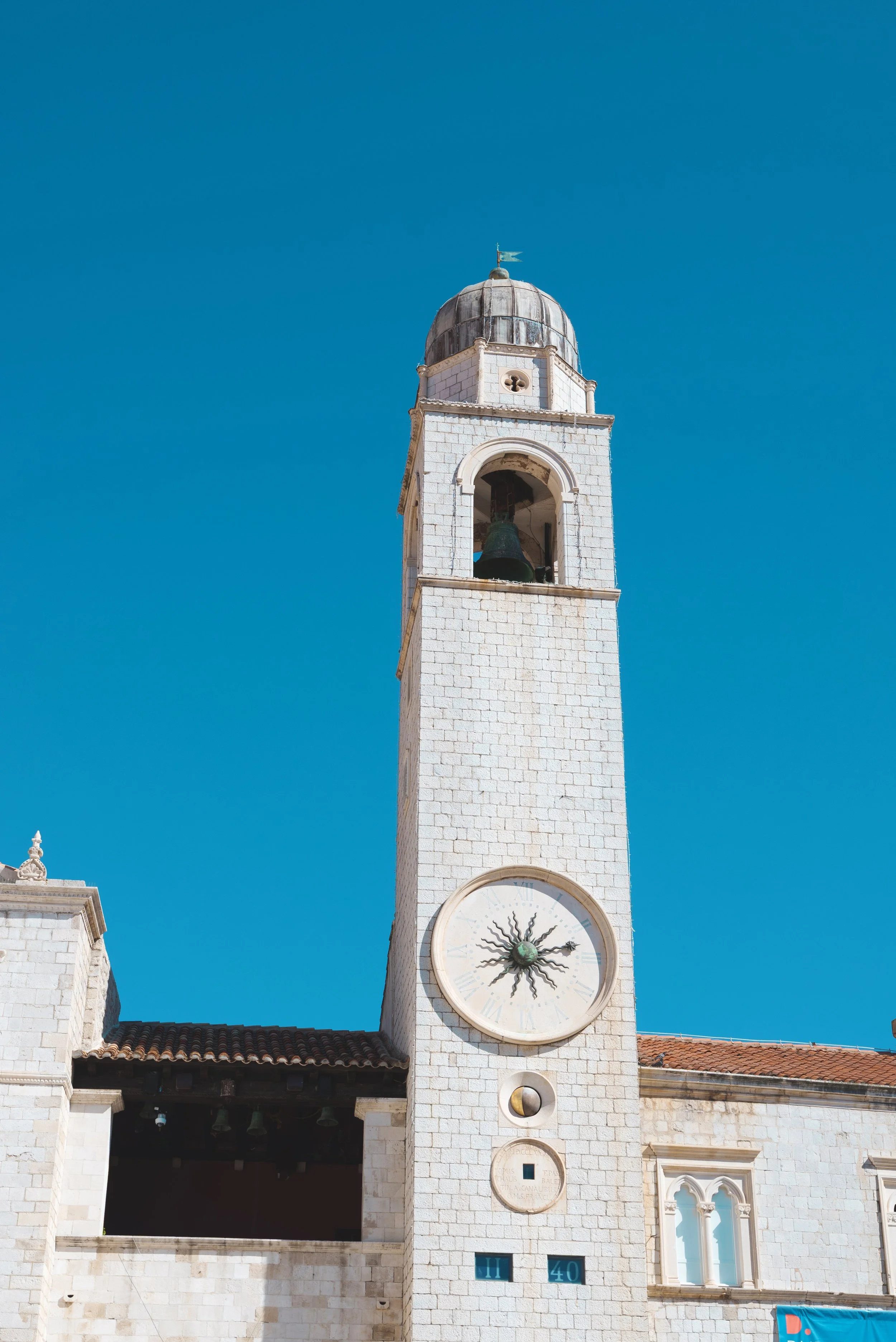 clock tower dubrovnik old town