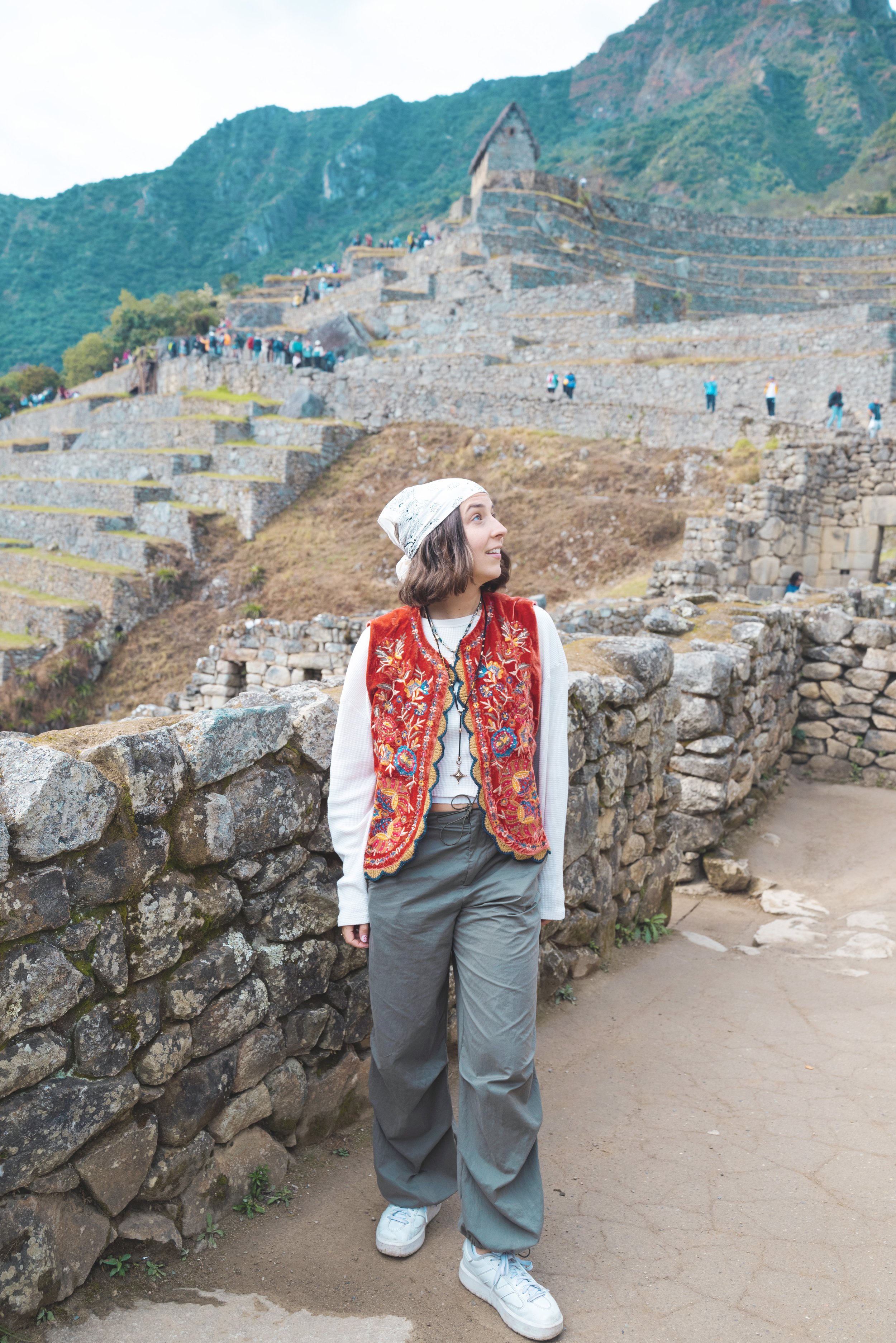 girl walking circut 2 machu picchu
