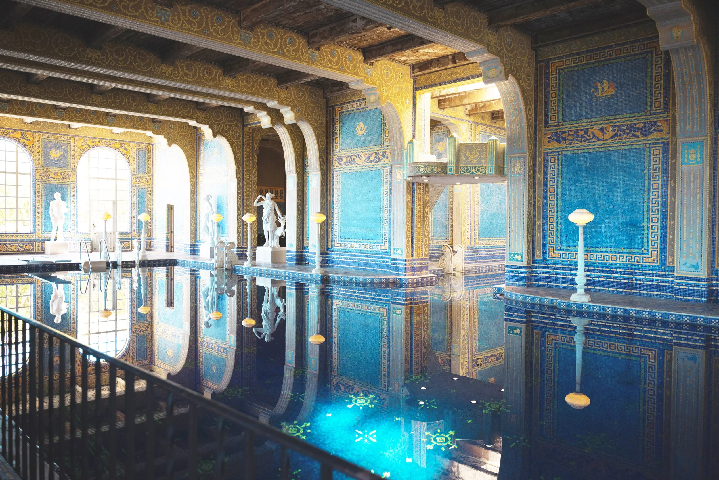 indoor neptune pool hearst castle