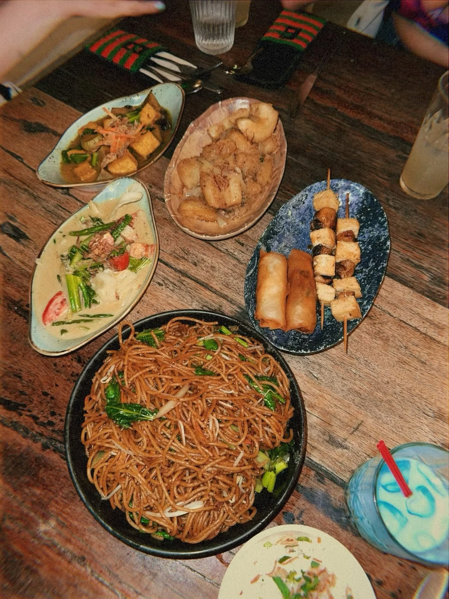 bali curacao vegan platter