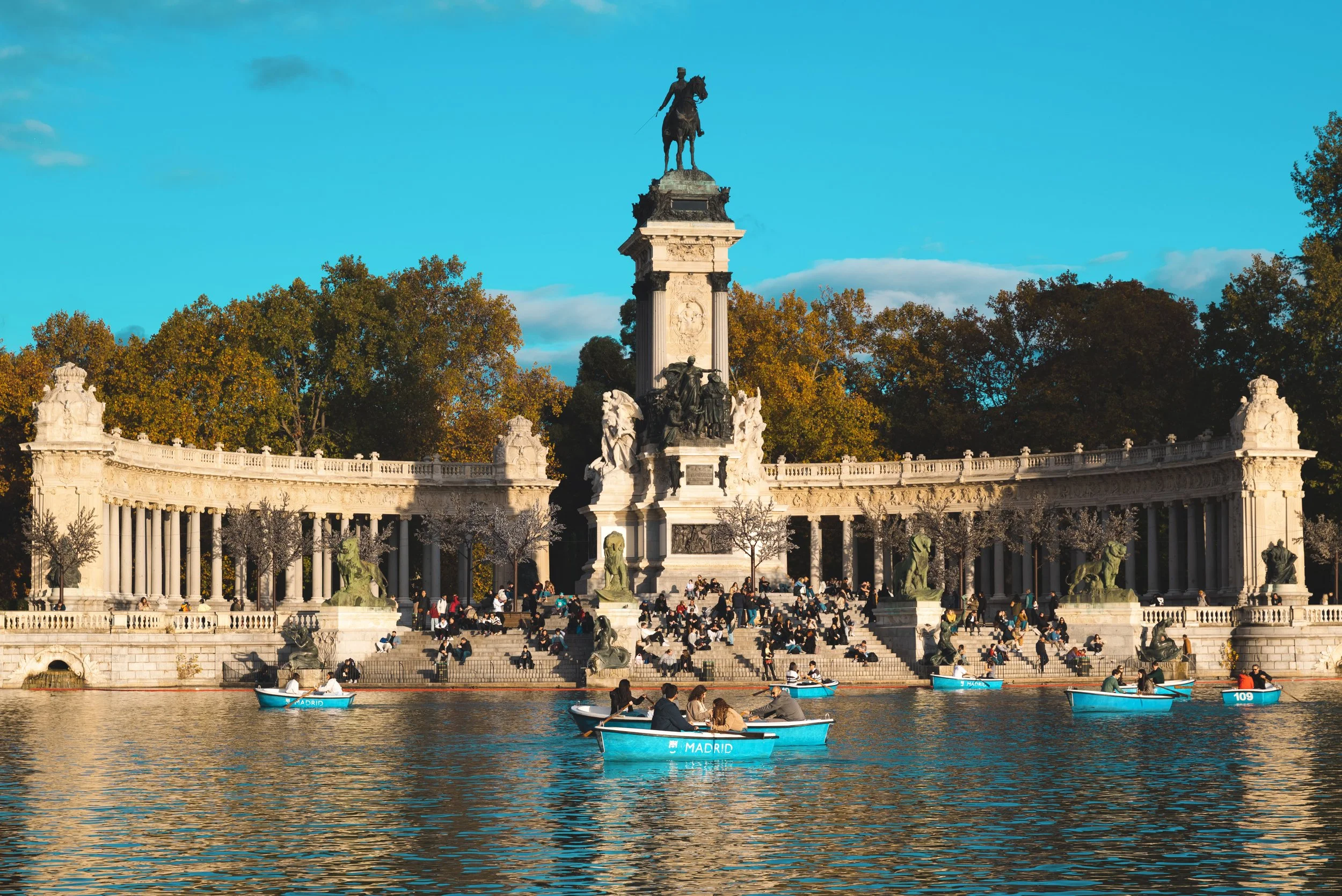 retiro park madrid