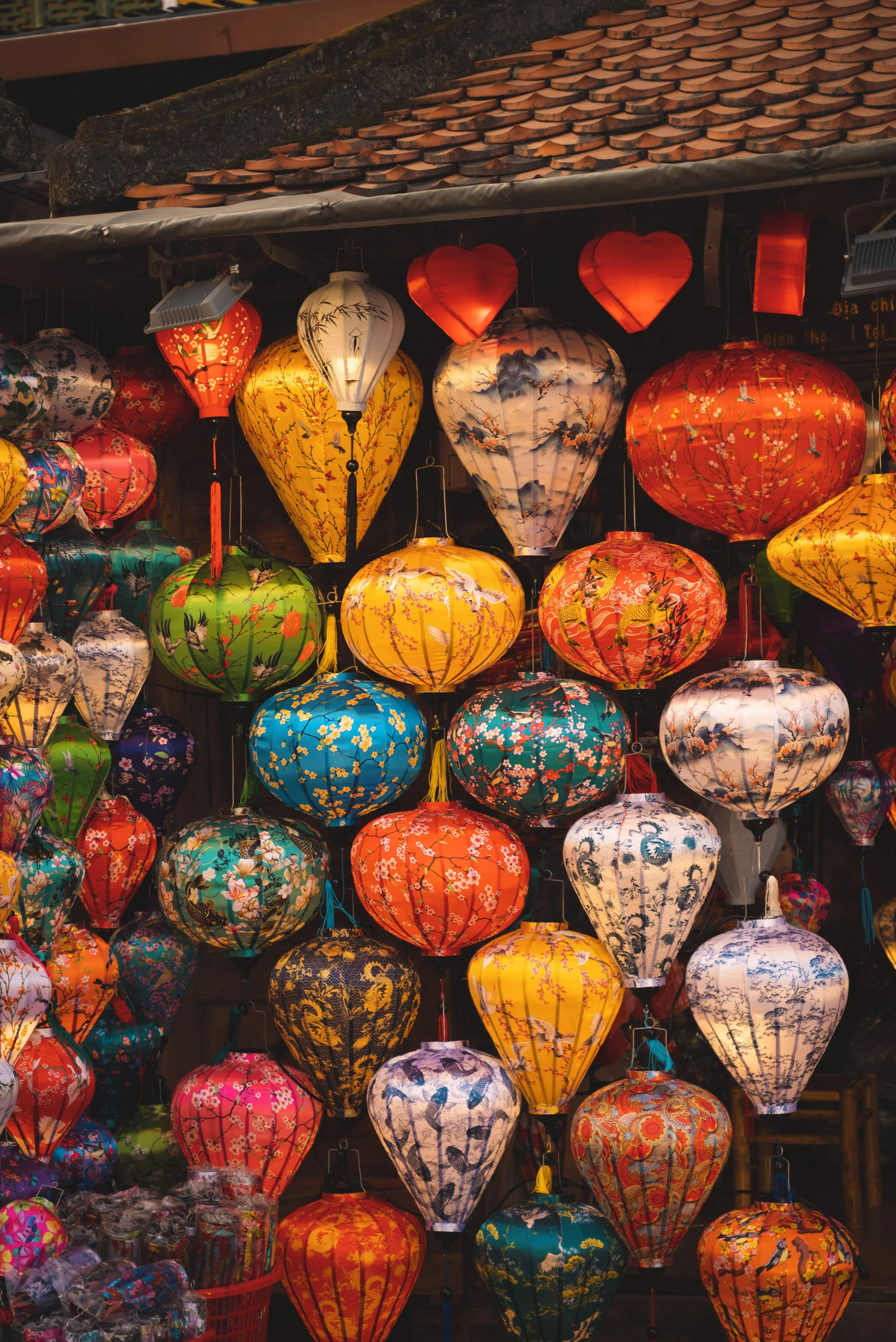 colorful lanterns in hoi an vietnam