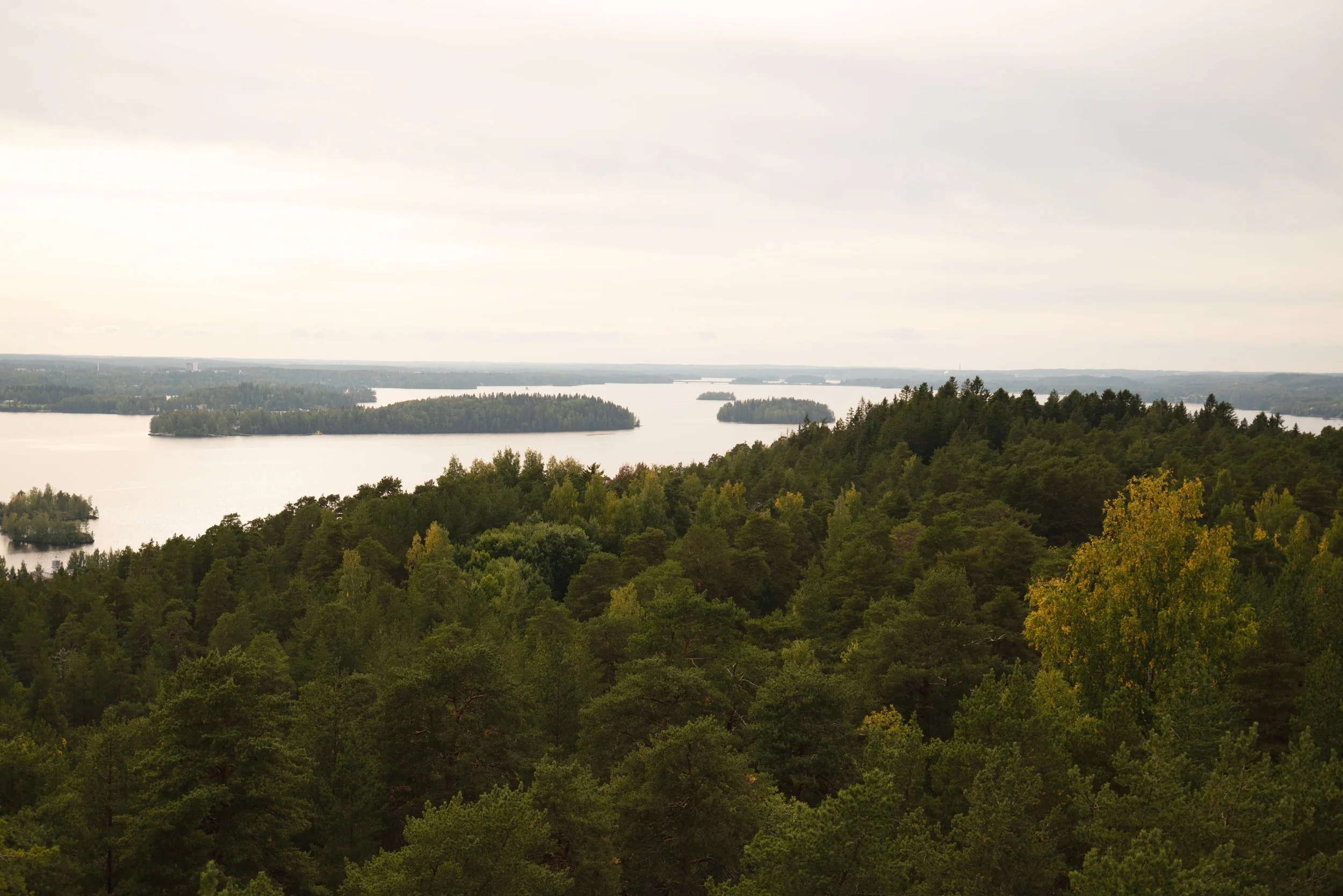 view from Pyynikki Observation Tower tampere