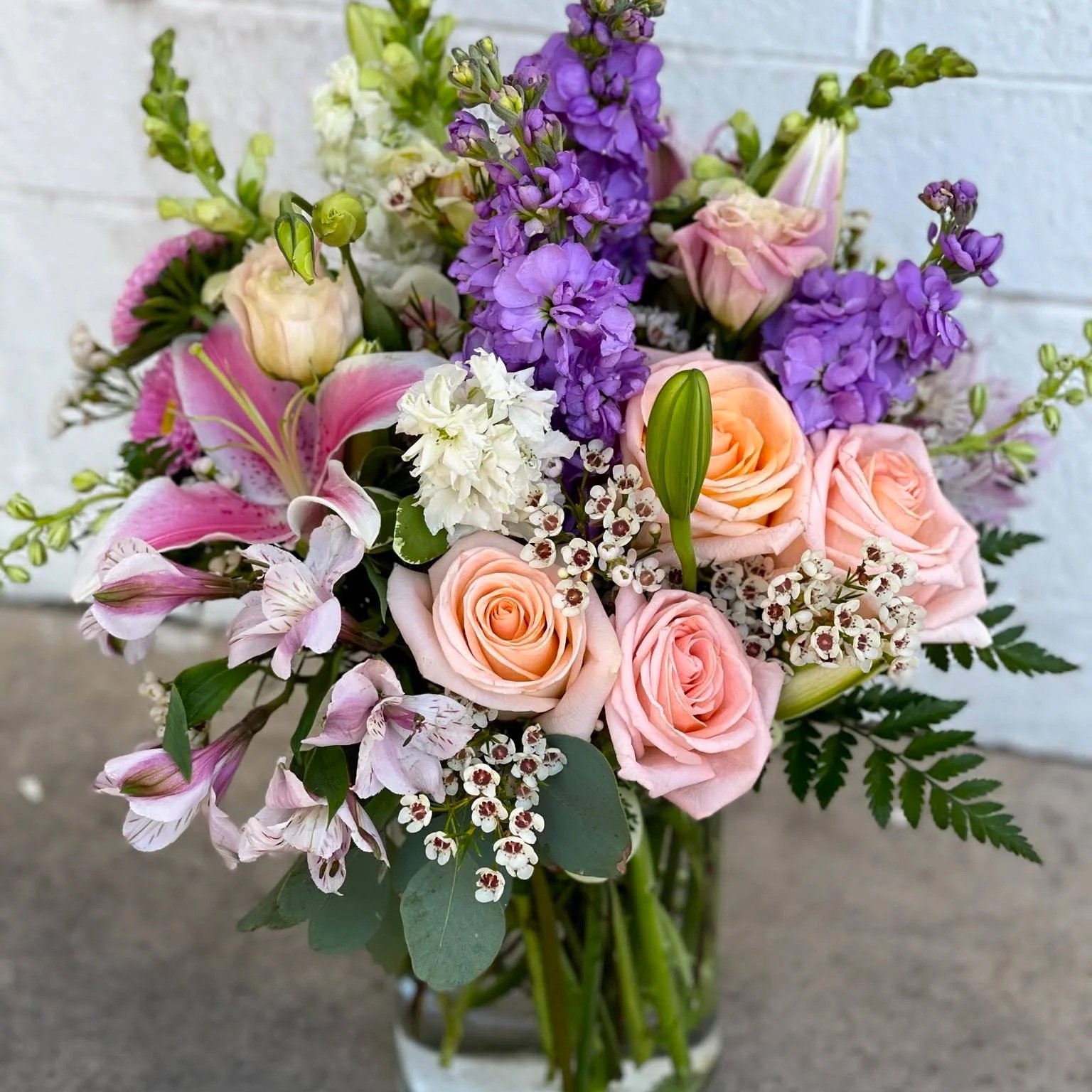 Mixed Flower Vase Arrangement