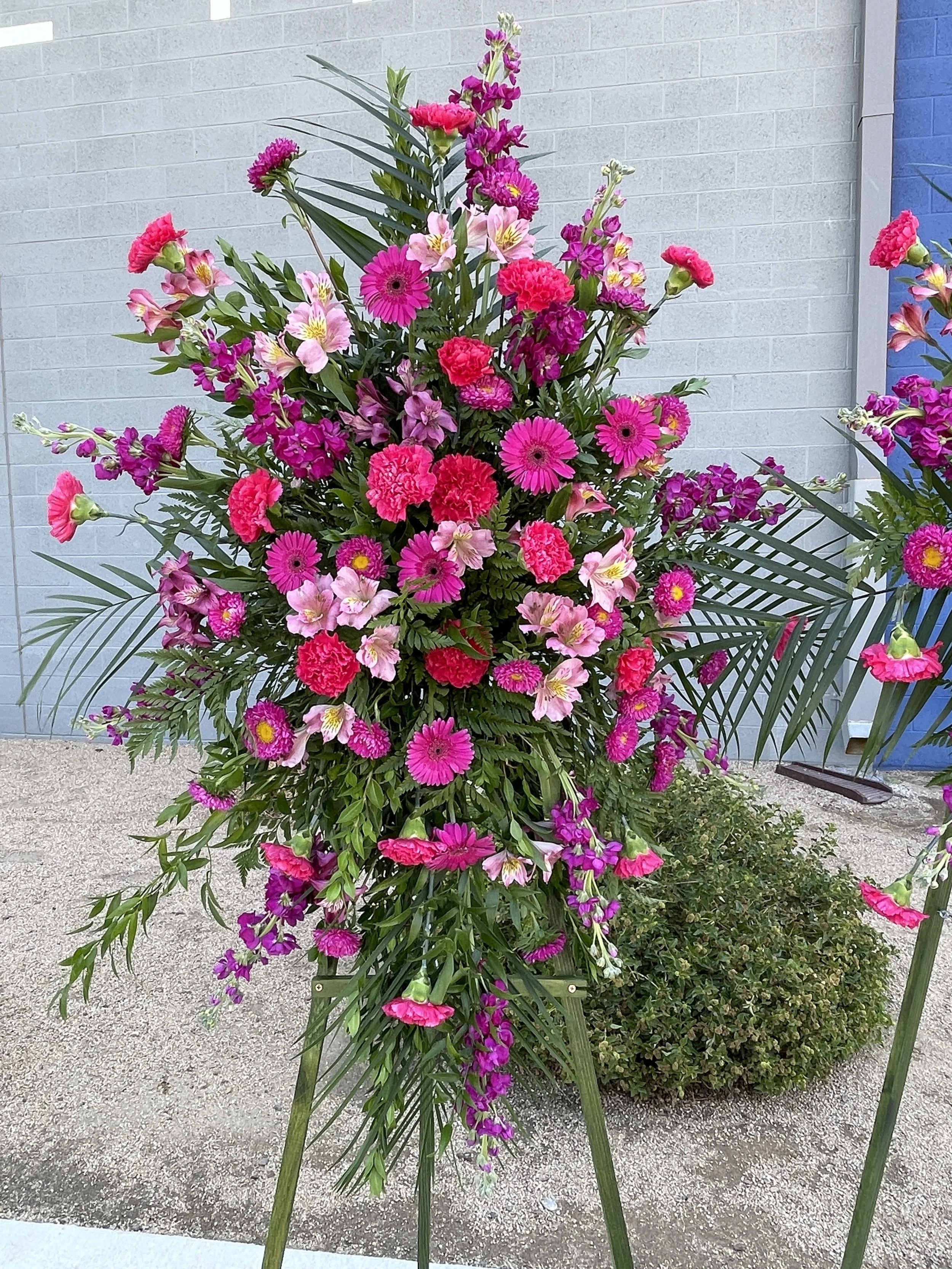 Sympathy Easel Spray by Blooming Canyon