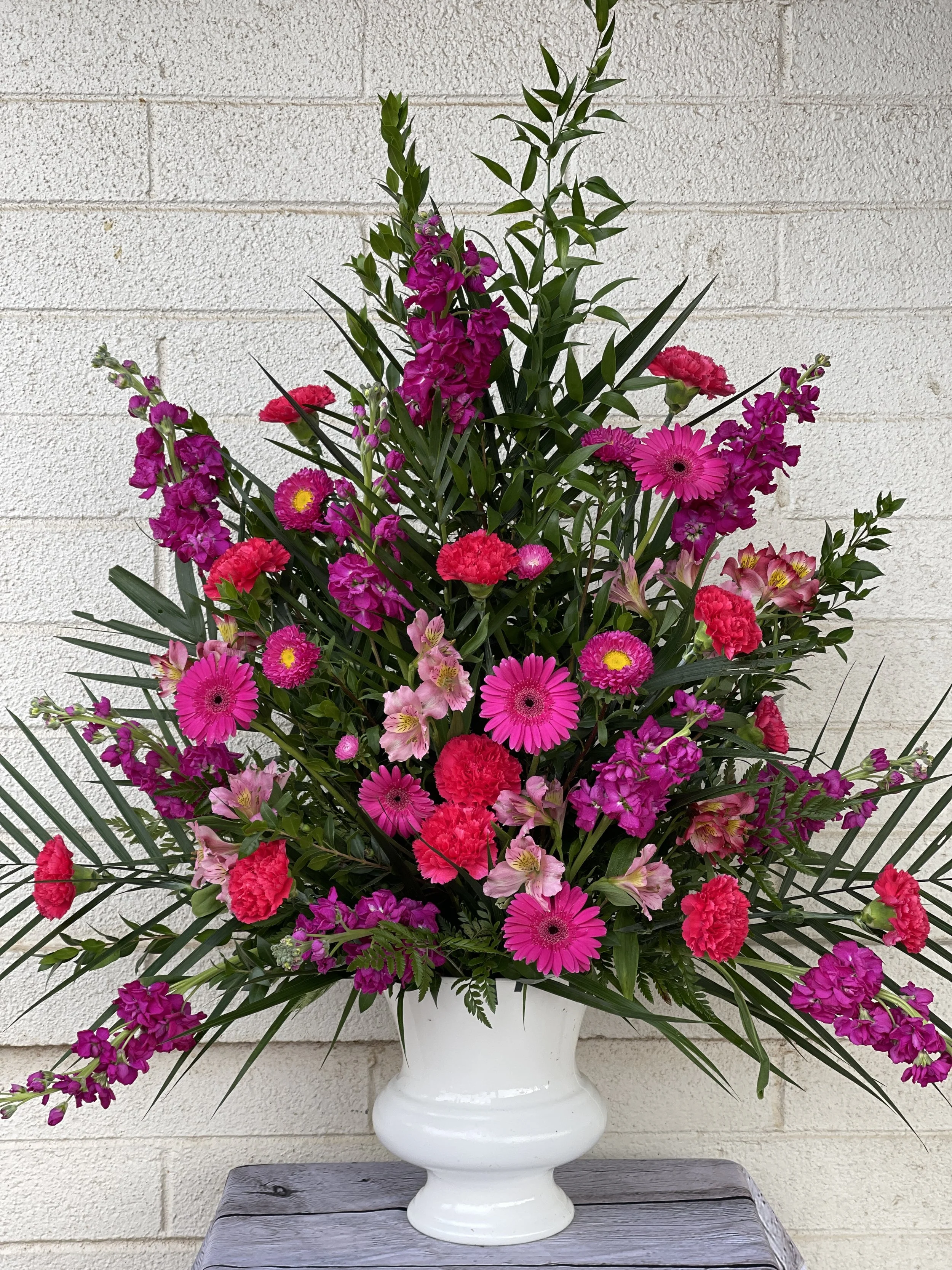 Vibrant Tribute Sympathy Arrangement by Blooming Canyon