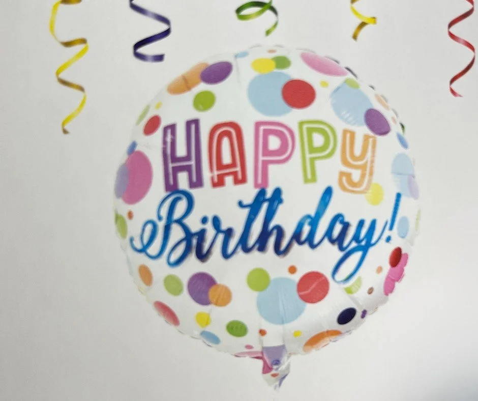 Colorful 'Happy Birthday' Foil Balloon
