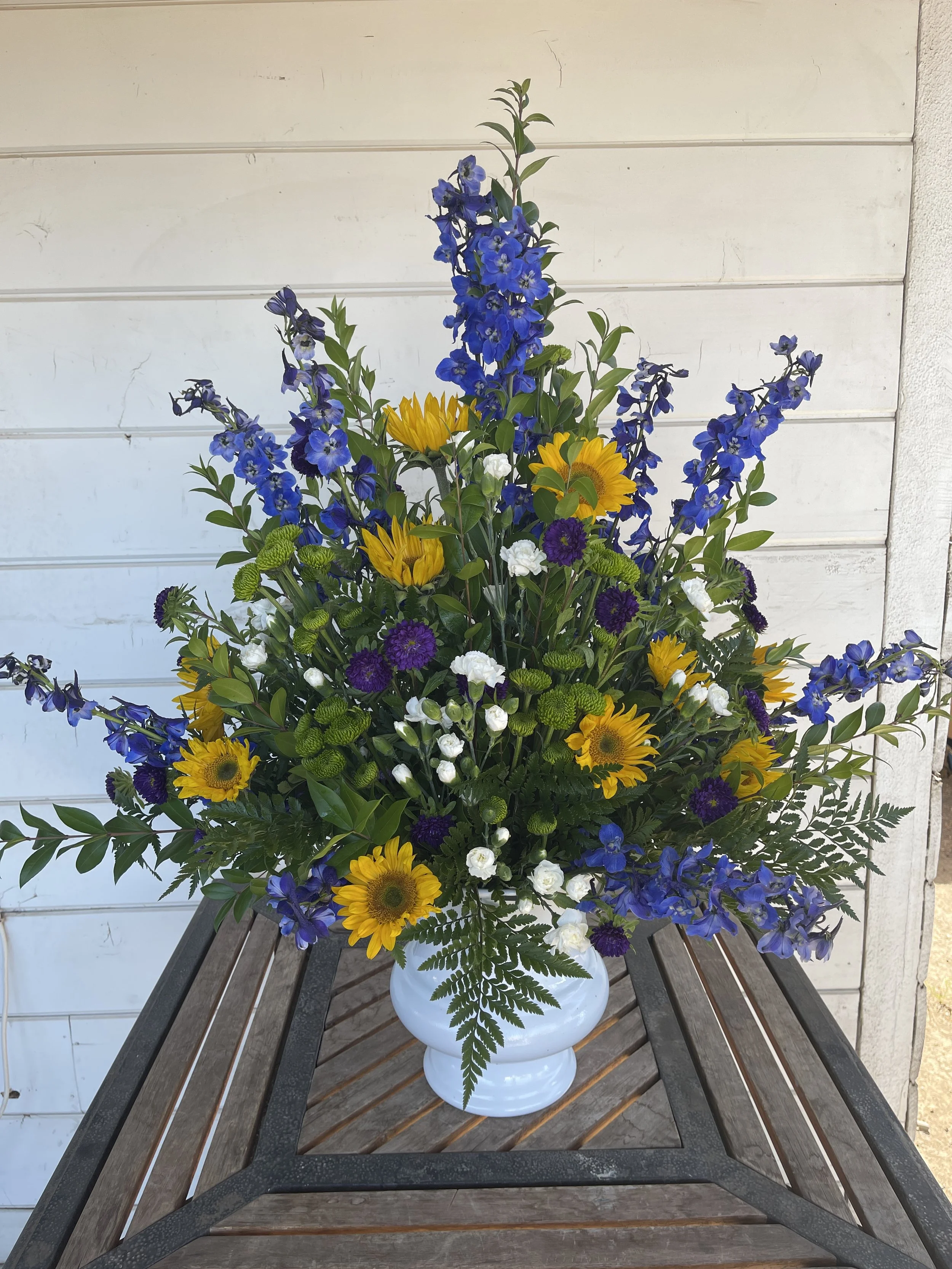 Sunflowers in Heaven Sympathy by Blooming Canyon