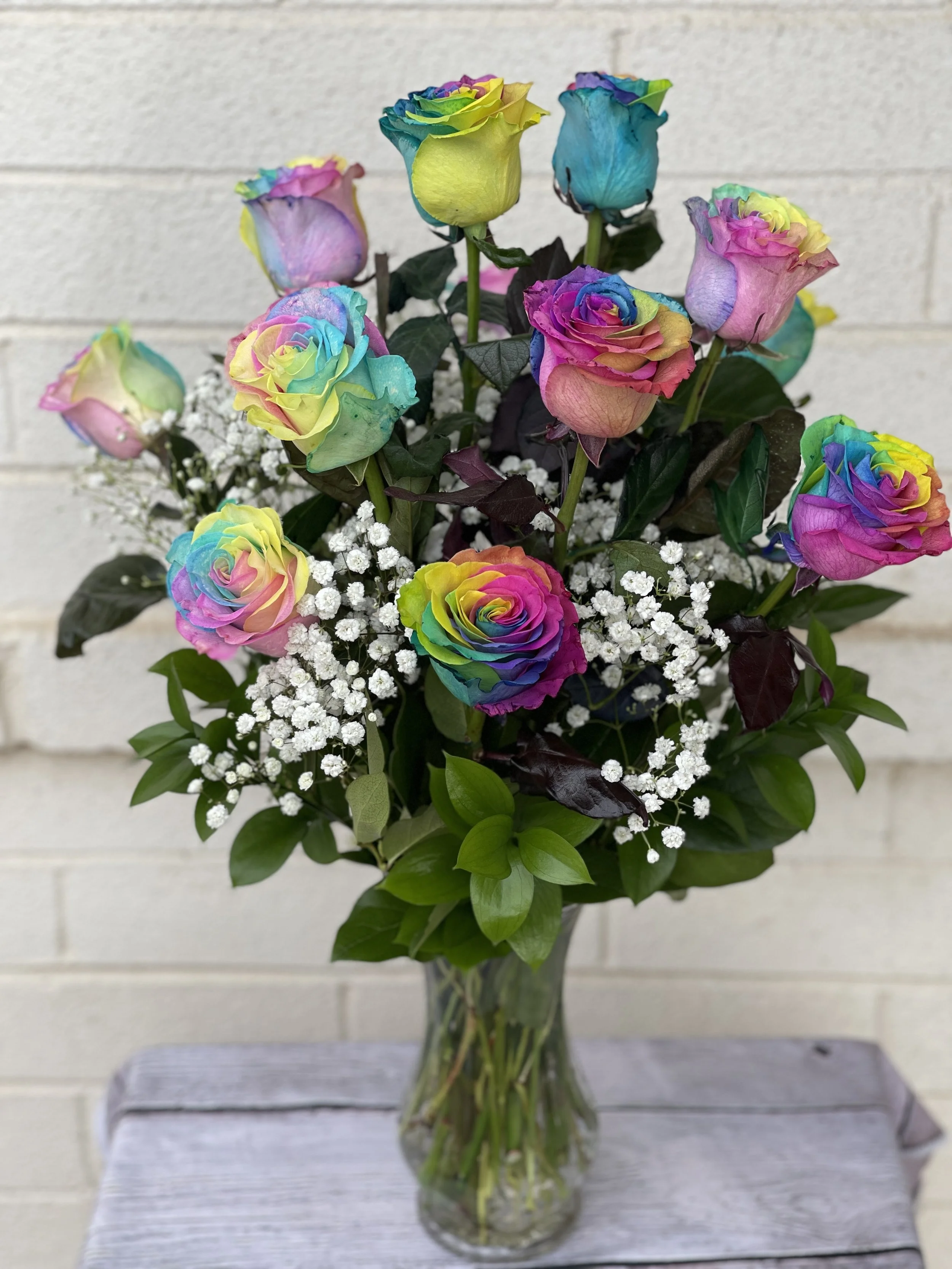 Rainbow Roses by Blooming Canyon