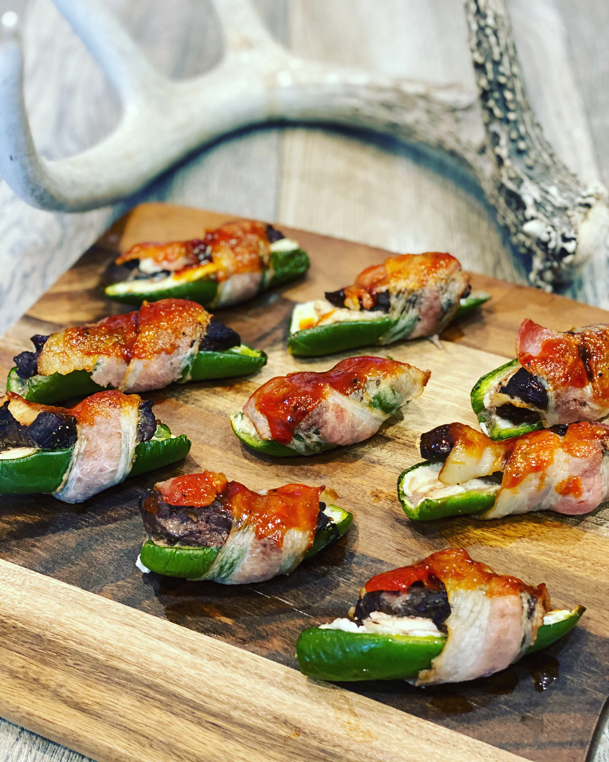 Chipotle Venison Tenderloin Bacon Wrapped Jalapeno Poppers — Fall Obsession