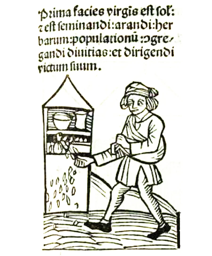 Virgo I, getting his hands dirty.