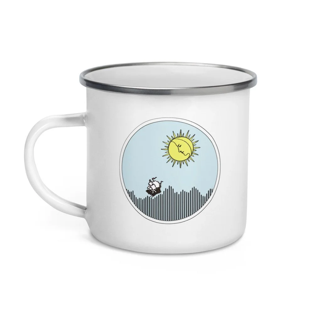8OZ ENAMEL MUG