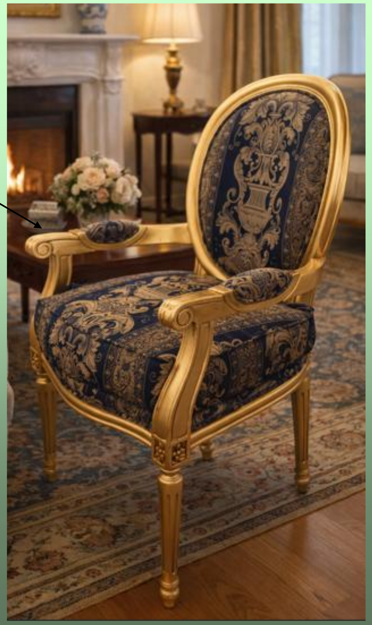Antique Reproduction Armchair