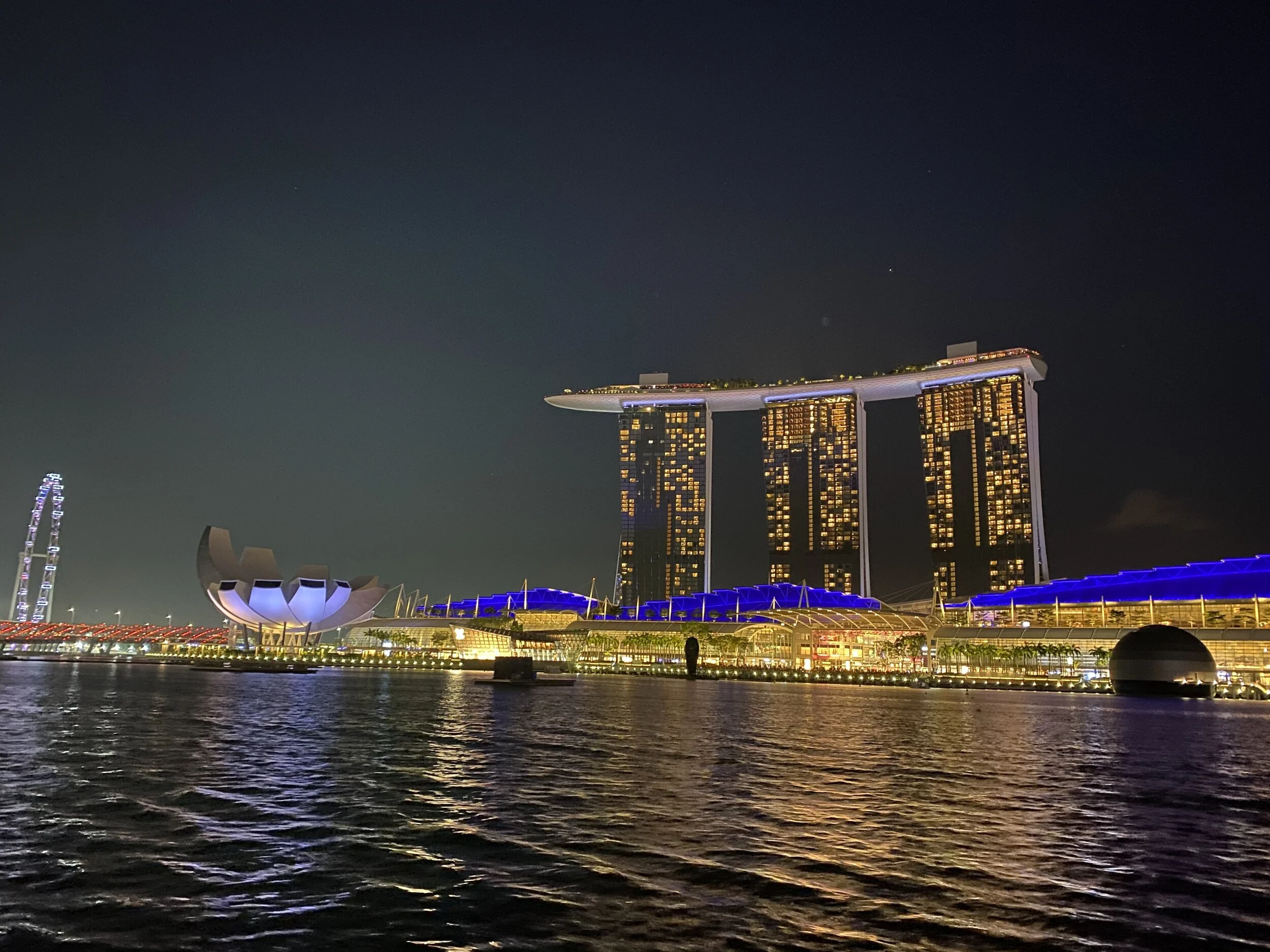 Marina Bay Sands at night time