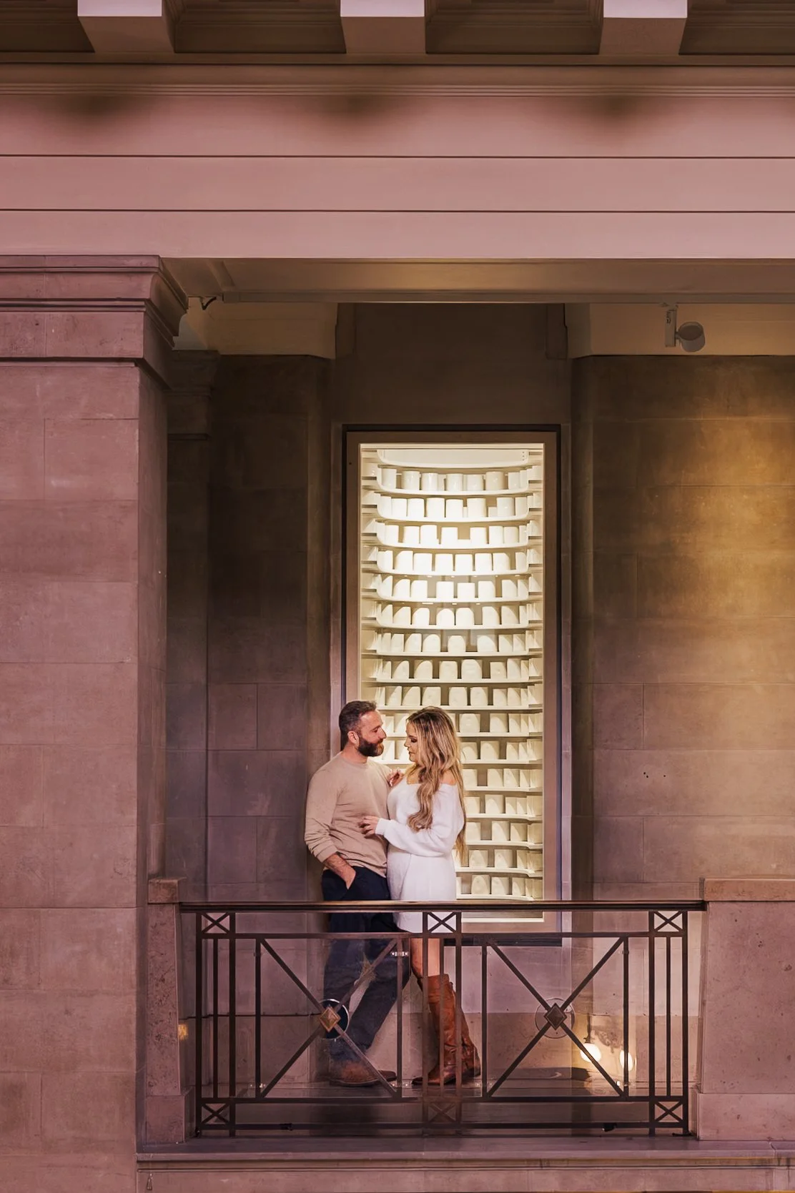 Cardiff Museum engagement shoot