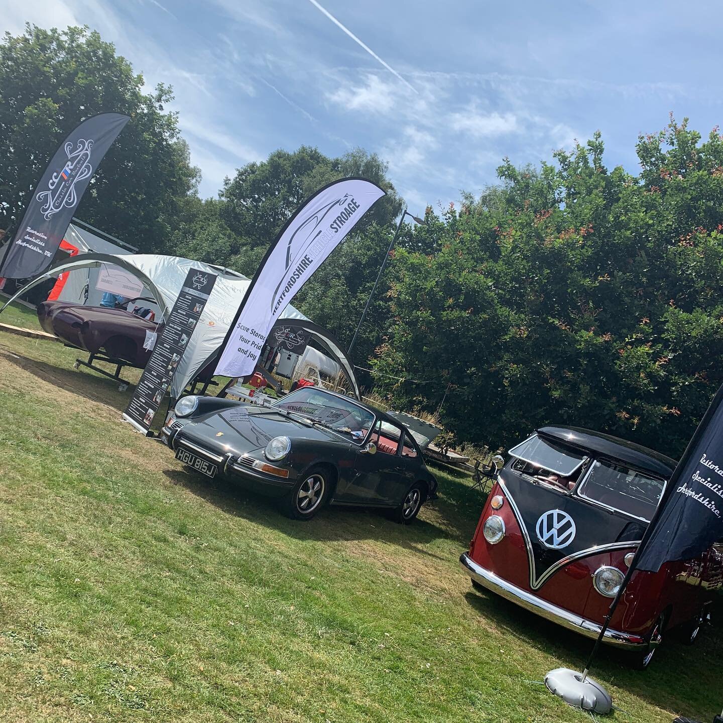 We&rsquo;re attending classics on the common in Harpenden today with @classiccarrevivals. If you&rsquo;re interested in secure indoor storage for your pride and joy please come and have a chat. @classiccarrevivals also have a fantastic collection of 