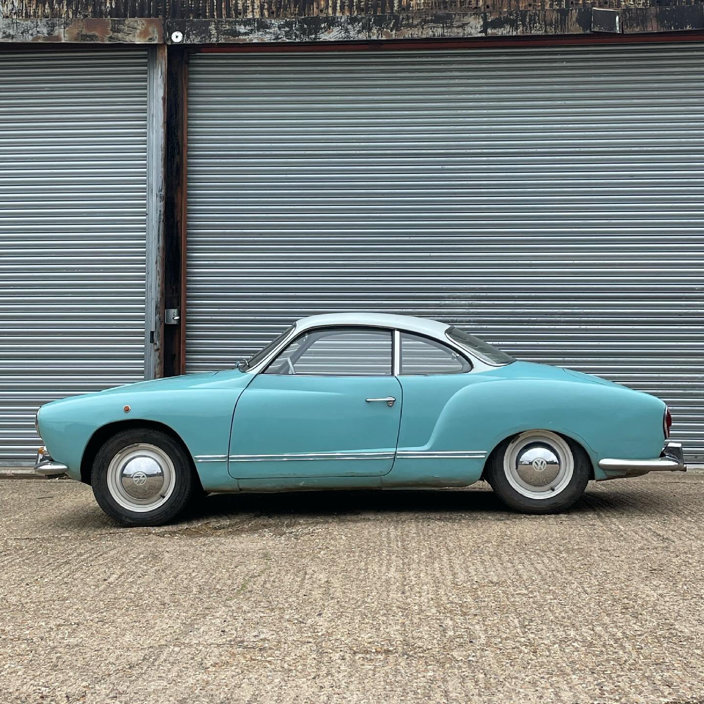 into storage at HVS today. Now under a soft cover and battery on charge. #hvsuk #carstorageuk #karmannghia #aircooledvw #hitchin #htownclassicanddubclub