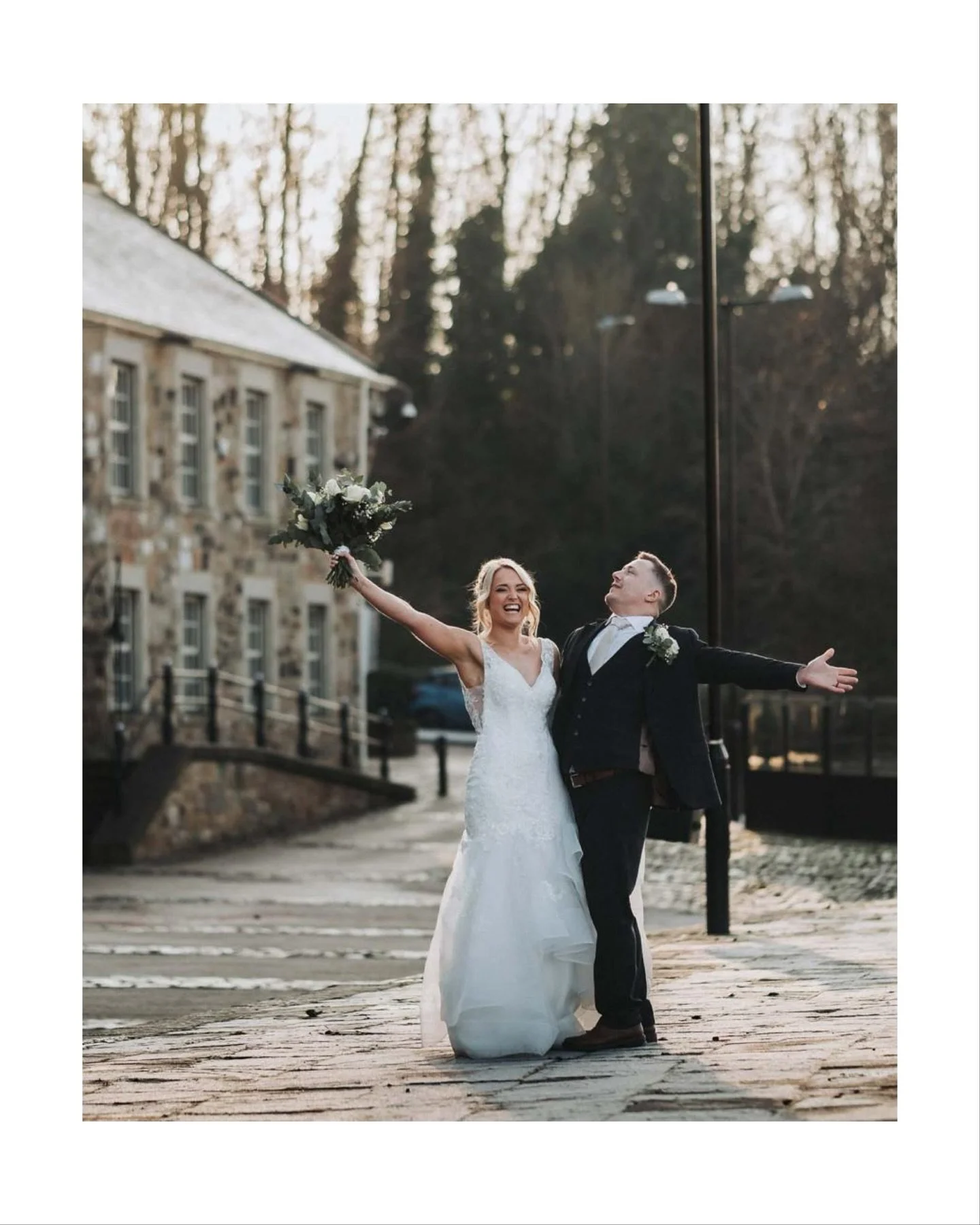 Photo of the day.

Here&rsquo;s a reminder to not take your wedding photos too seriously. Have fun with it! Just like the lovely Sarah &amp; Kirt!