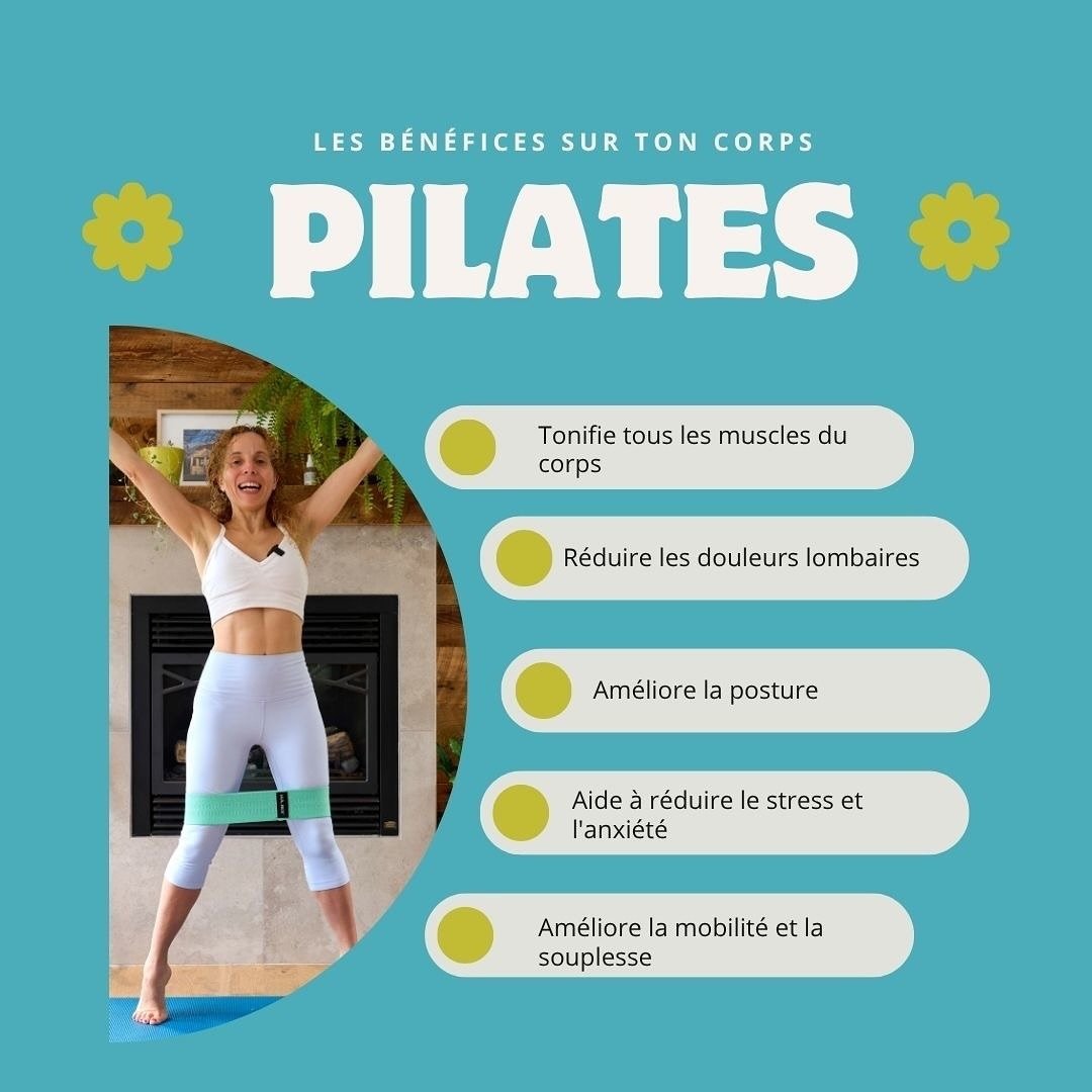 ✨ Pourquoi le Pilates change tout apr&egrave;s 40 ans&hellip; 

Tu veux un corps plus fort, plus souple, plus tonique&hellip; sans te faire mal ni t&rsquo;&eacute;puiser ?
Le Pilates, c&rsquo;est LA m&eacute;thode douce et puissante &agrave; la fois 