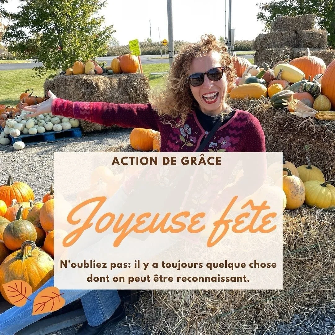 🍂 Ce week-end, je c&eacute;l&egrave;bre la gratitude.
Pas celle qu&rsquo;on &eacute;crit &agrave; la va-vite dans un journal.

Mais la vraie. Celle qui se ressent dans le corps.
Celle qui calme, qui apaise, qui recentre.

Je remercie la vie pour les
