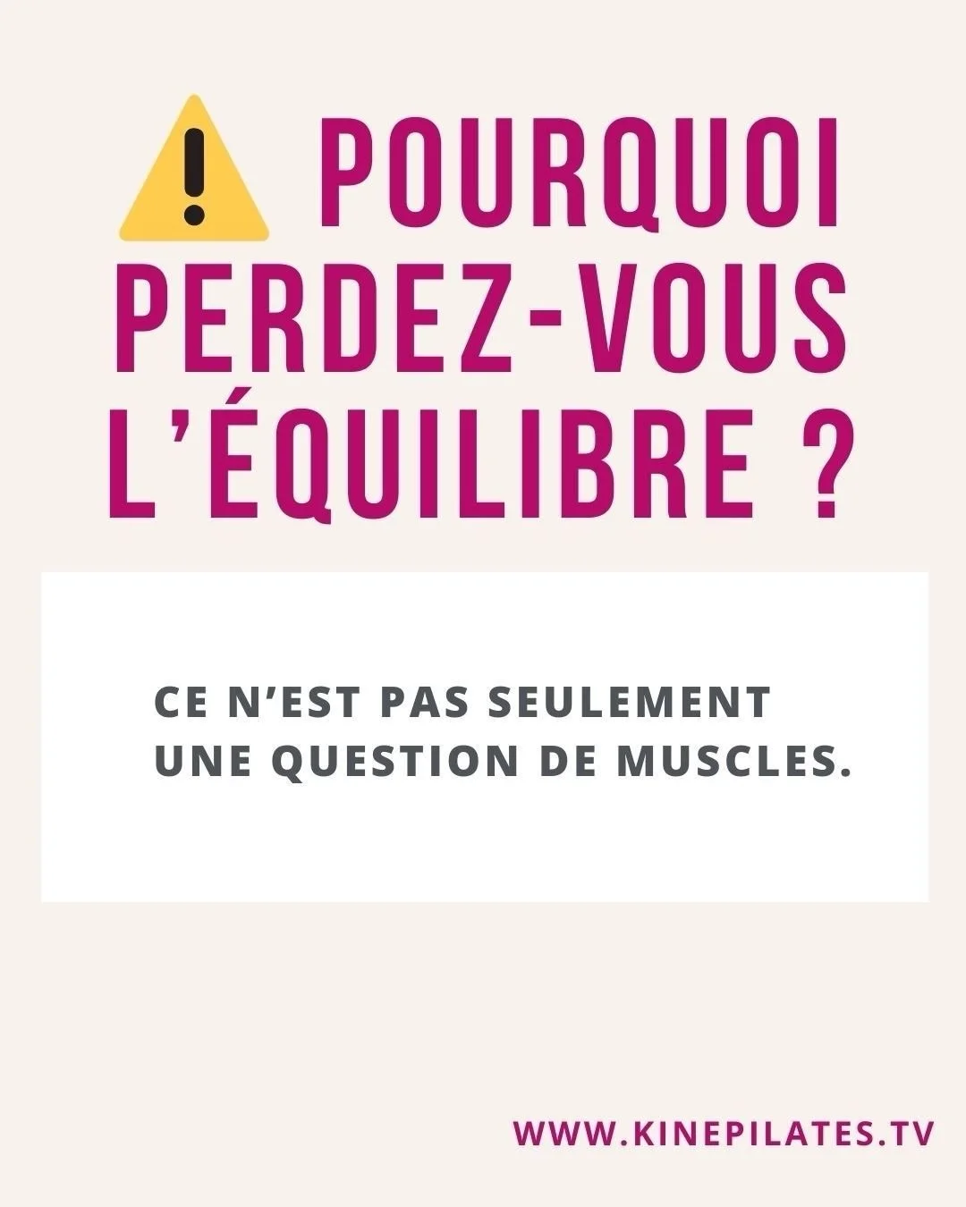 Et si la cl&eacute; de votre &eacute;quilibre ne se trouvait pas seulement dans vos jambes&hellip; mais aussi dans vos yeux ? 👁️

Notre &eacute;quilibre repose sur une collaboration incroyable entre le cerveau, les yeux, l&rsquo;oreille interne et l