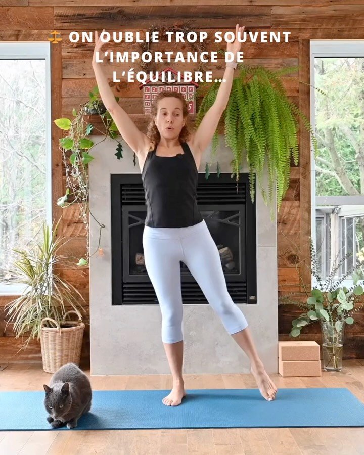 ⚖️ On oublie trop souvent l&rsquo;importance de l&rsquo;&eacute;quilibre&hellip;

Et pourtant, travailler son &eacute;quilibre change &eacute;norm&eacute;ment de choses dans le corps :
✨ une meilleure stabilit&eacute;
✨ des muscles profonds plus fort