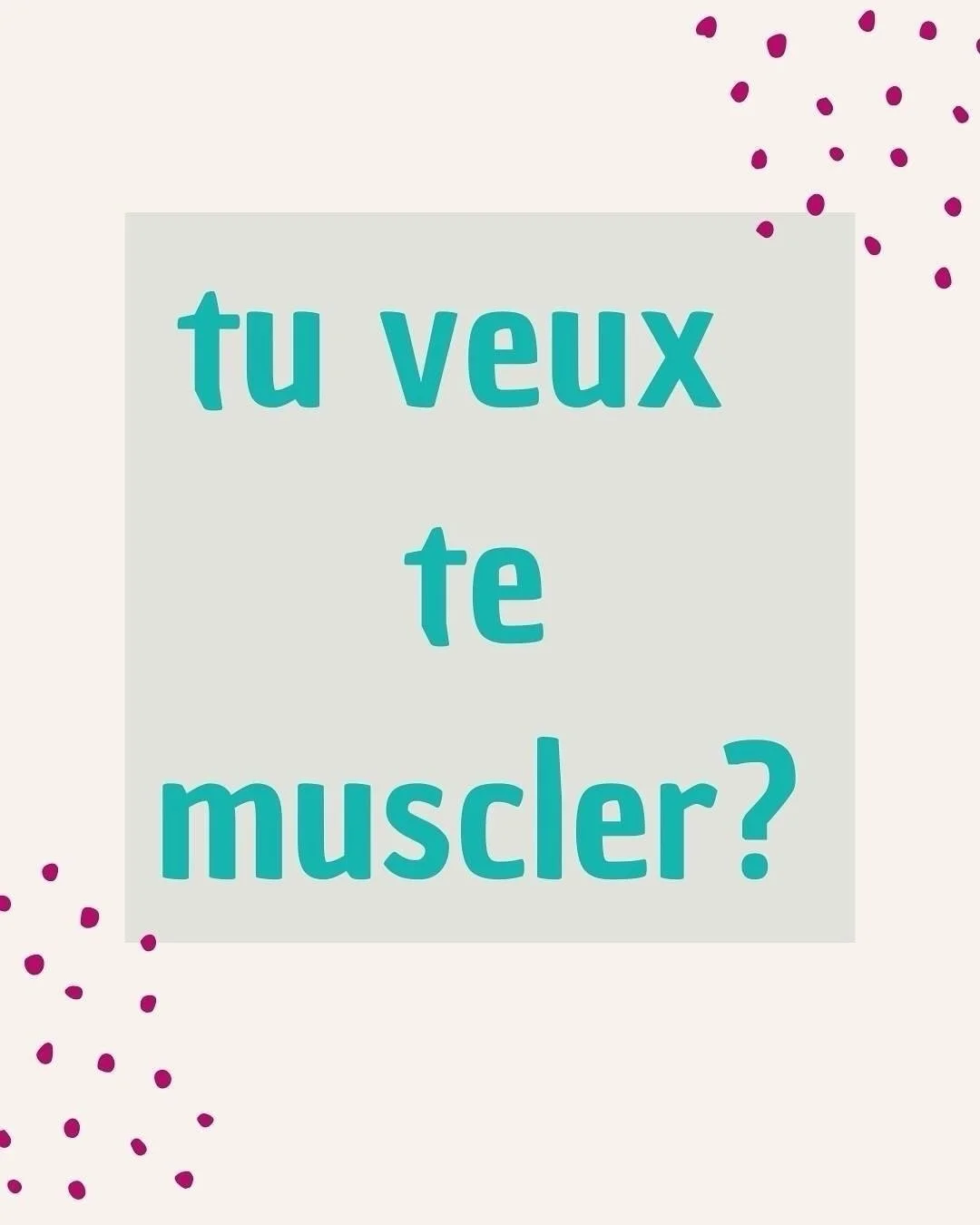 💪 Voulez-vous des muscles forts, endurants et toniques ? Mais ce que nous cherchons avant tout, c&rsquo;est un syst&egrave;me musculaire 🧠 intelligent et sp&eacute;cifique. 
Comme une alimentation &eacute;quilibr&eacute;e 🥗, nos muscles ont besoin
