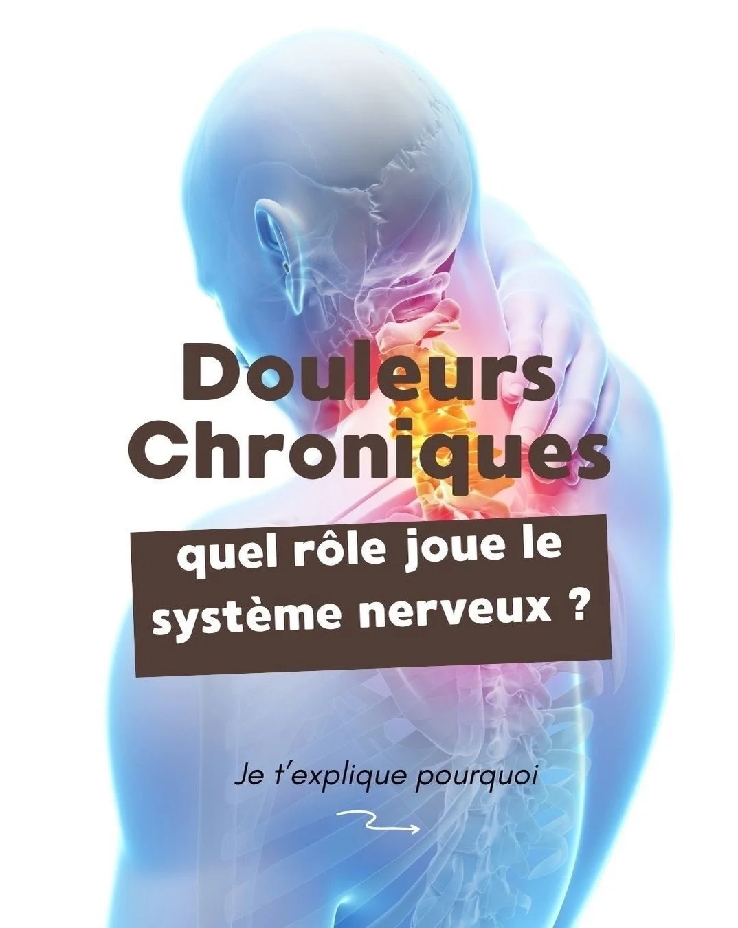 Douleurs persistantes : quel r&ocirc;le joue le syst&egrave;me nerveux ? 🧠

Quand on a mal, on pense souvent aux muscles, aux articulations ou &agrave; la posture&hellip; 
Mais le syst&egrave;me nerveux participe lui aussi &agrave; notre exp&eacute;