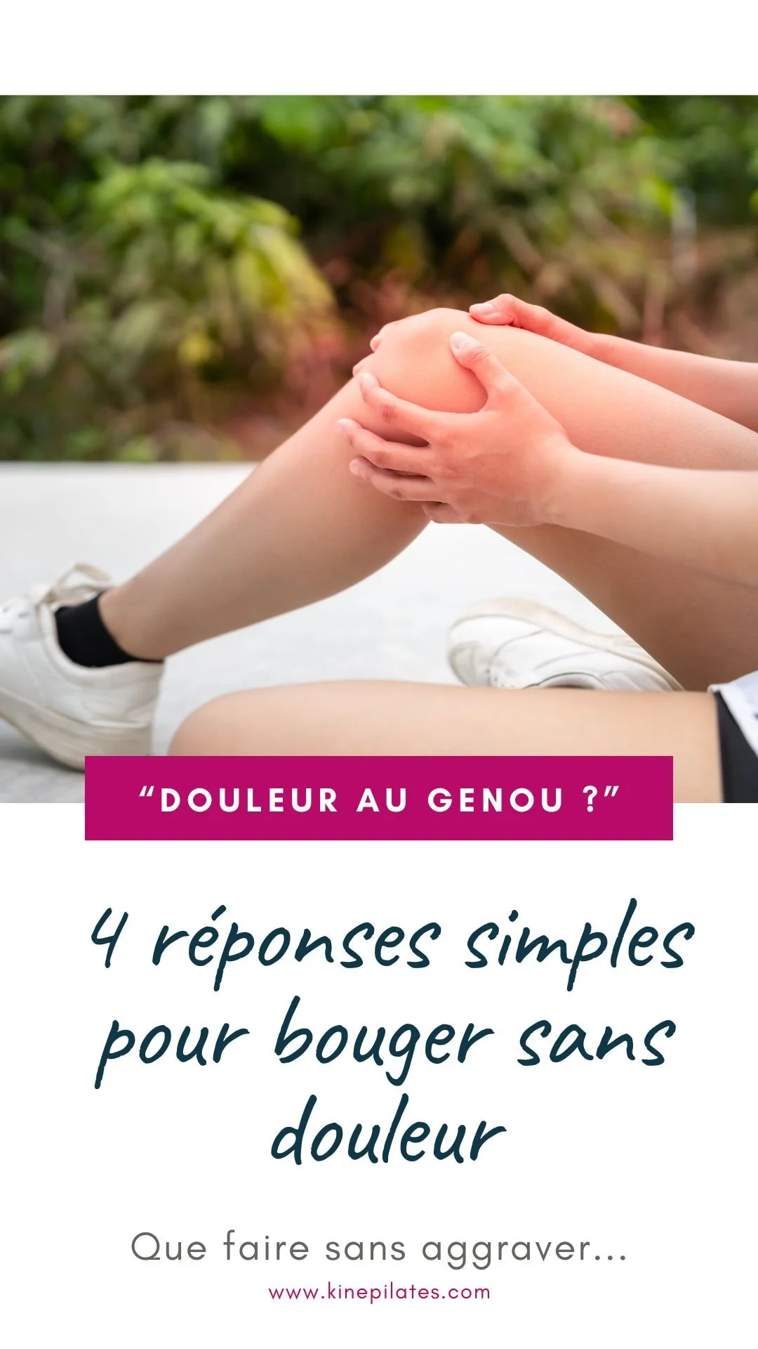 exercices doux pour douleur au genou