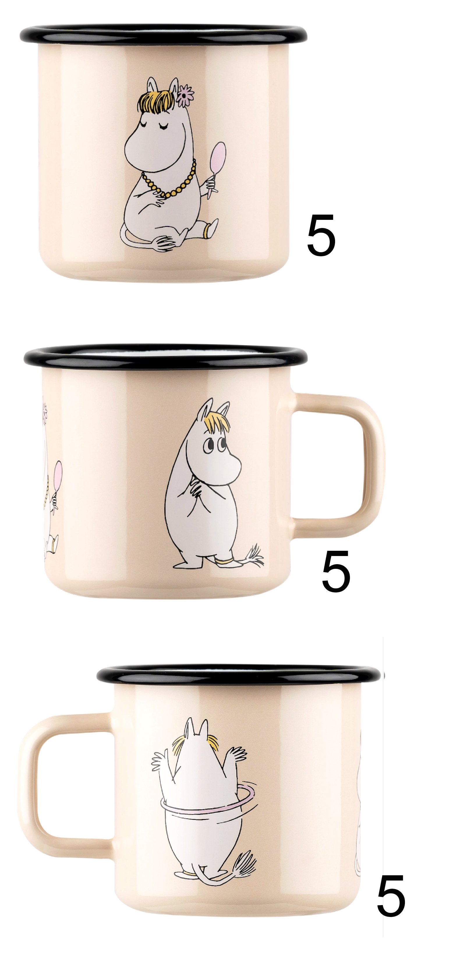 Moomin snorkmaiden enamel mug.jpg