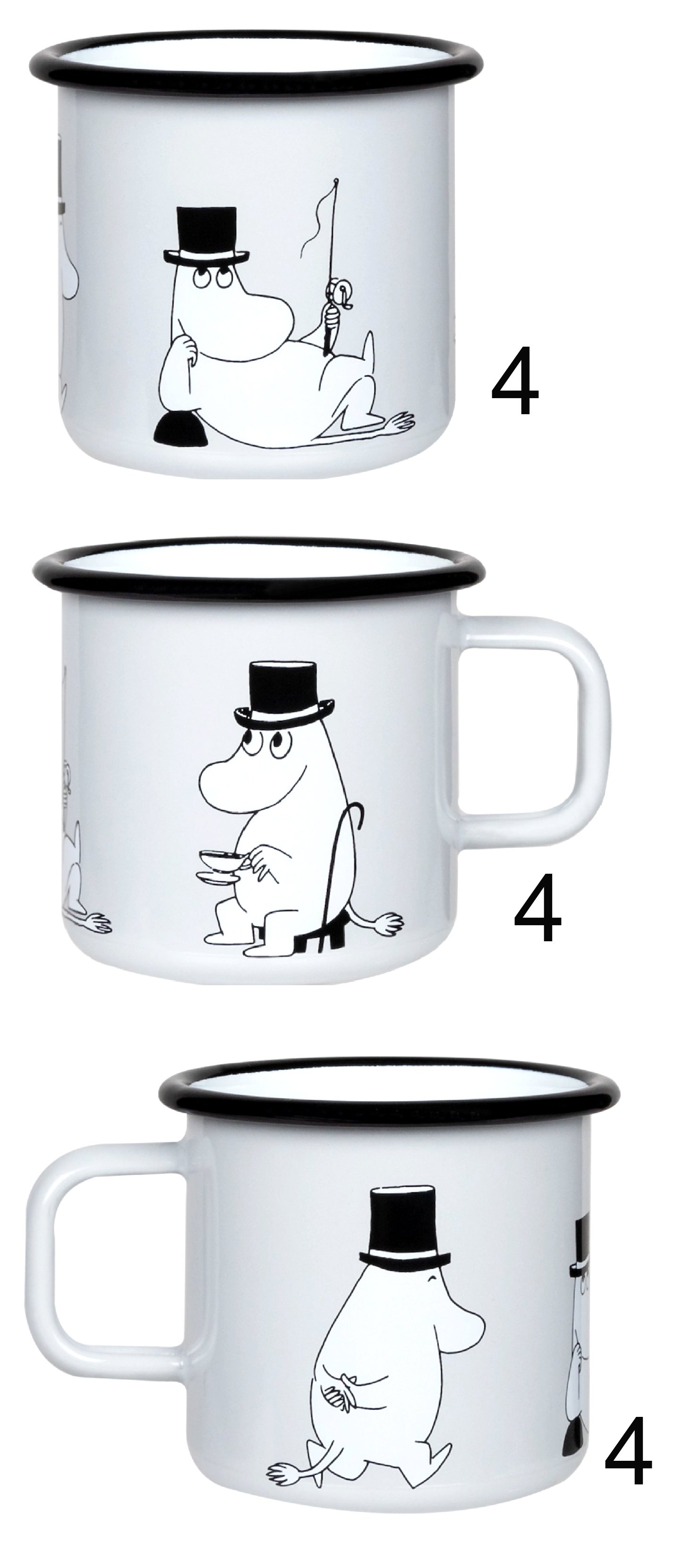 Moominpappa grey enamel mug.jpg