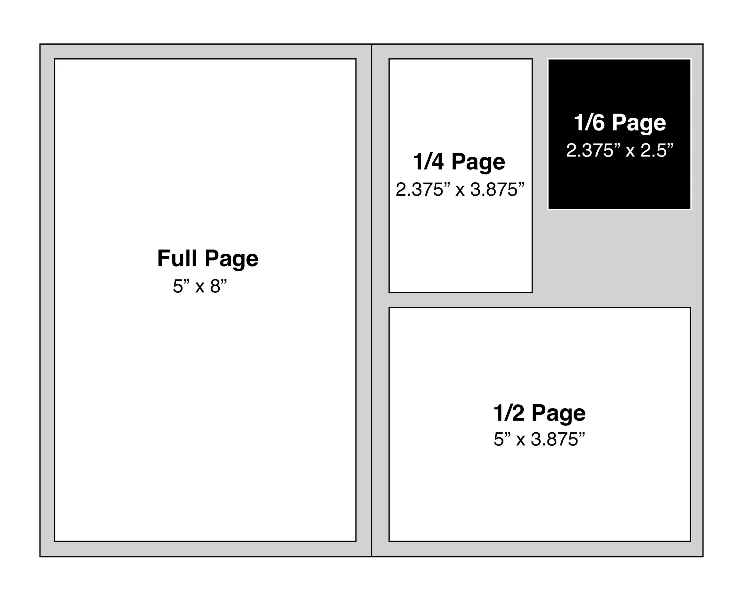 1/6th Page Advertisement
