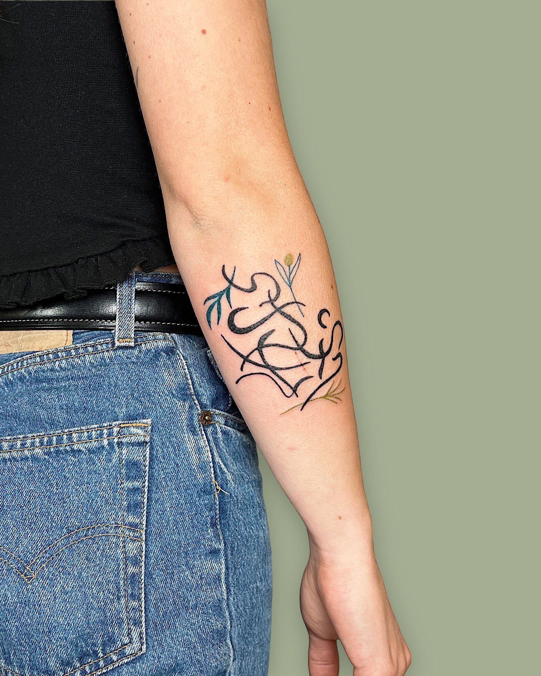 Abstract bodies and branches tattooed by Madame Unikat.JPG