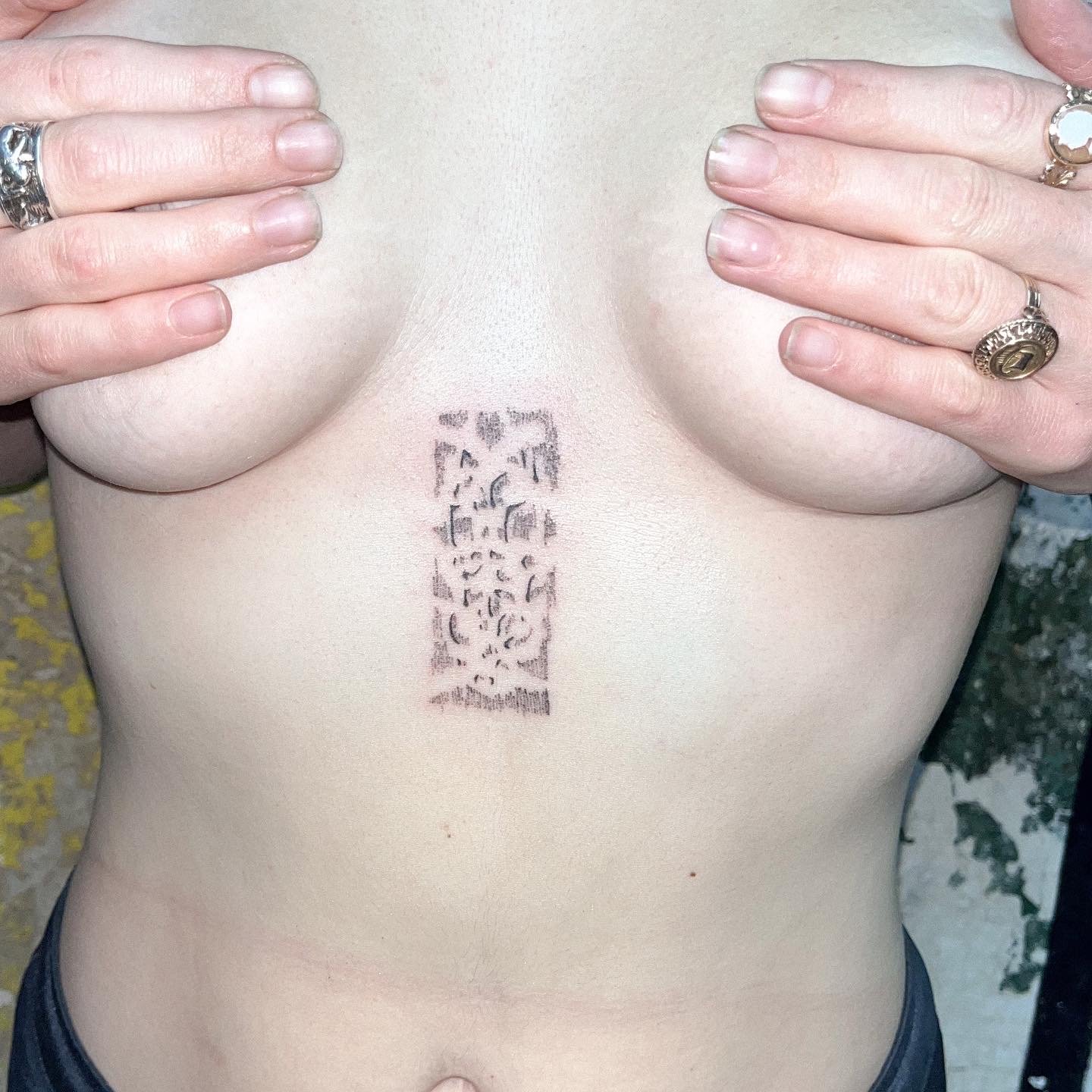 Rectangle of textures  under boob tattoo by ay_seed.jpg