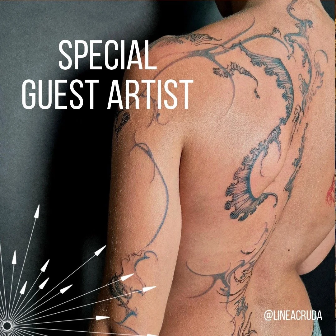 TATTOOS make our bodies FEEL HOME with our SPECIAL GUEST @lineacruda