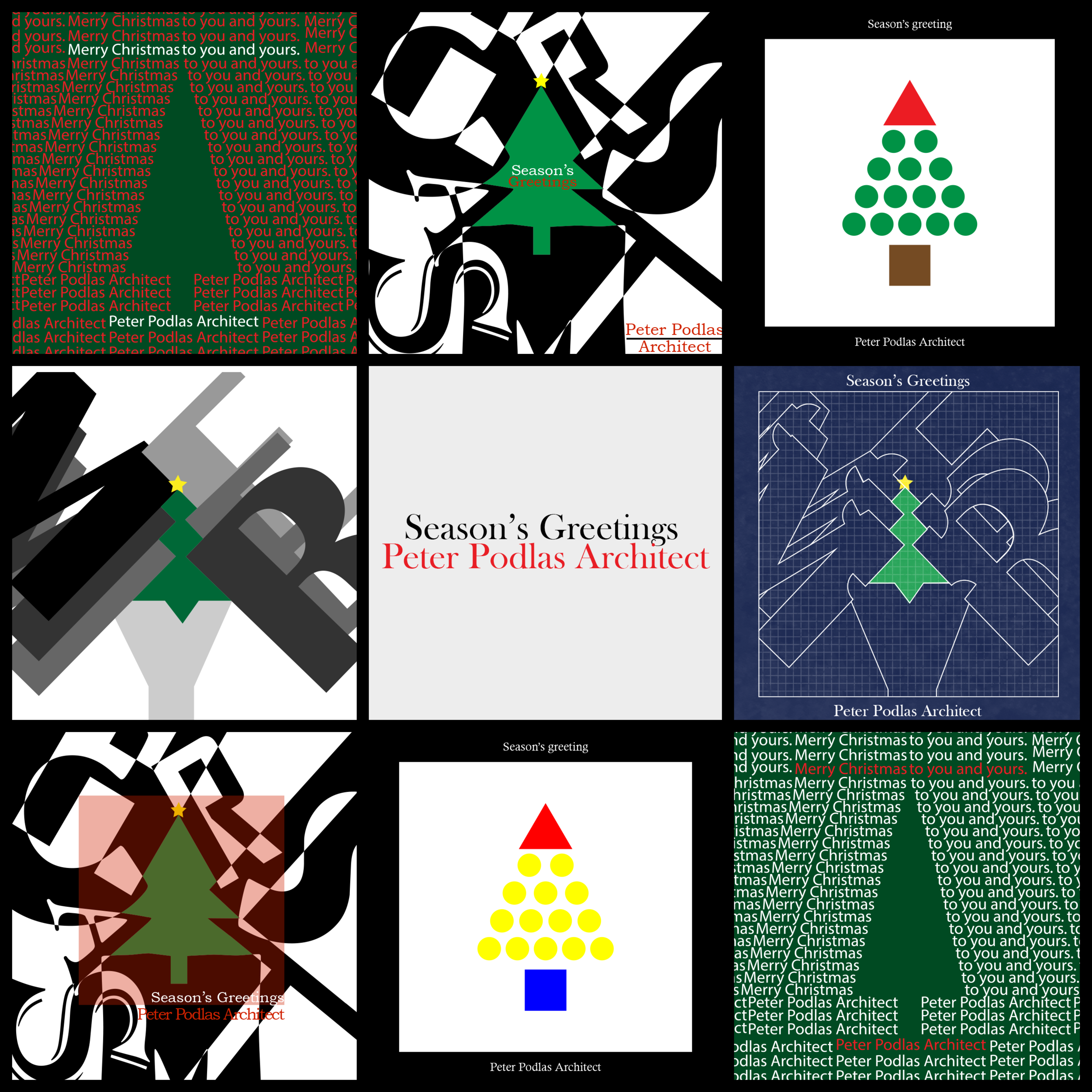 Peter Podlas Architect 2018 Holiday Card